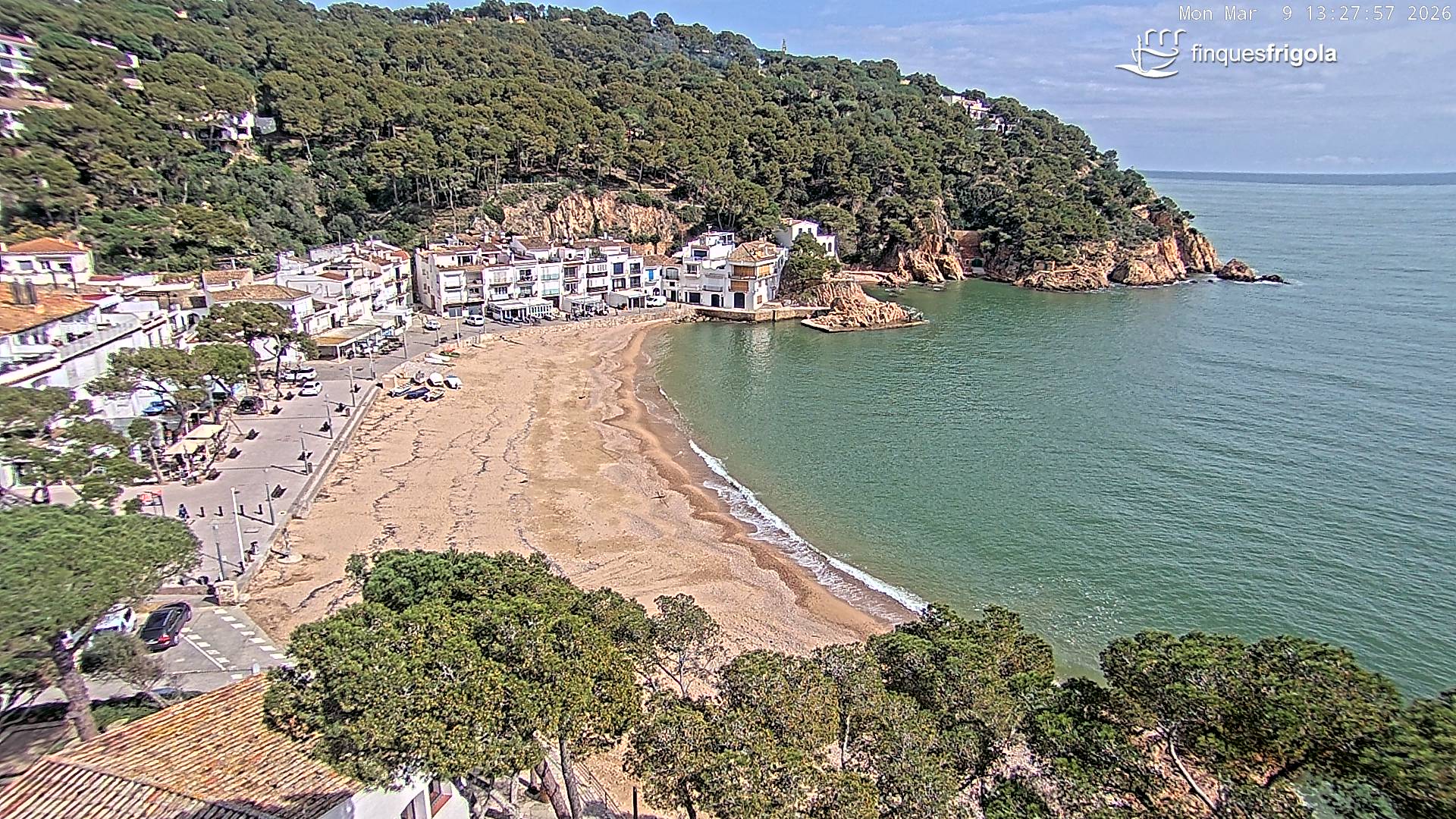 Webcam de Tamariu playa