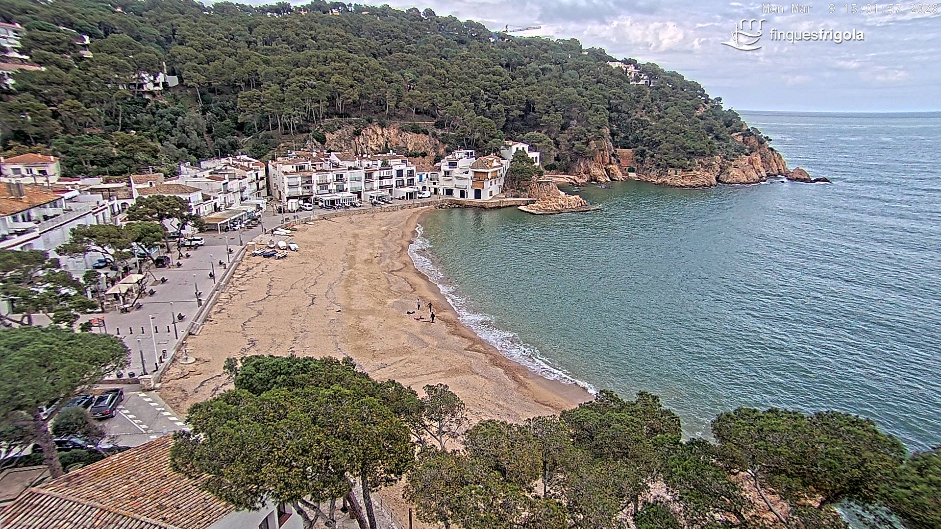 Webcam de Tamariu playa