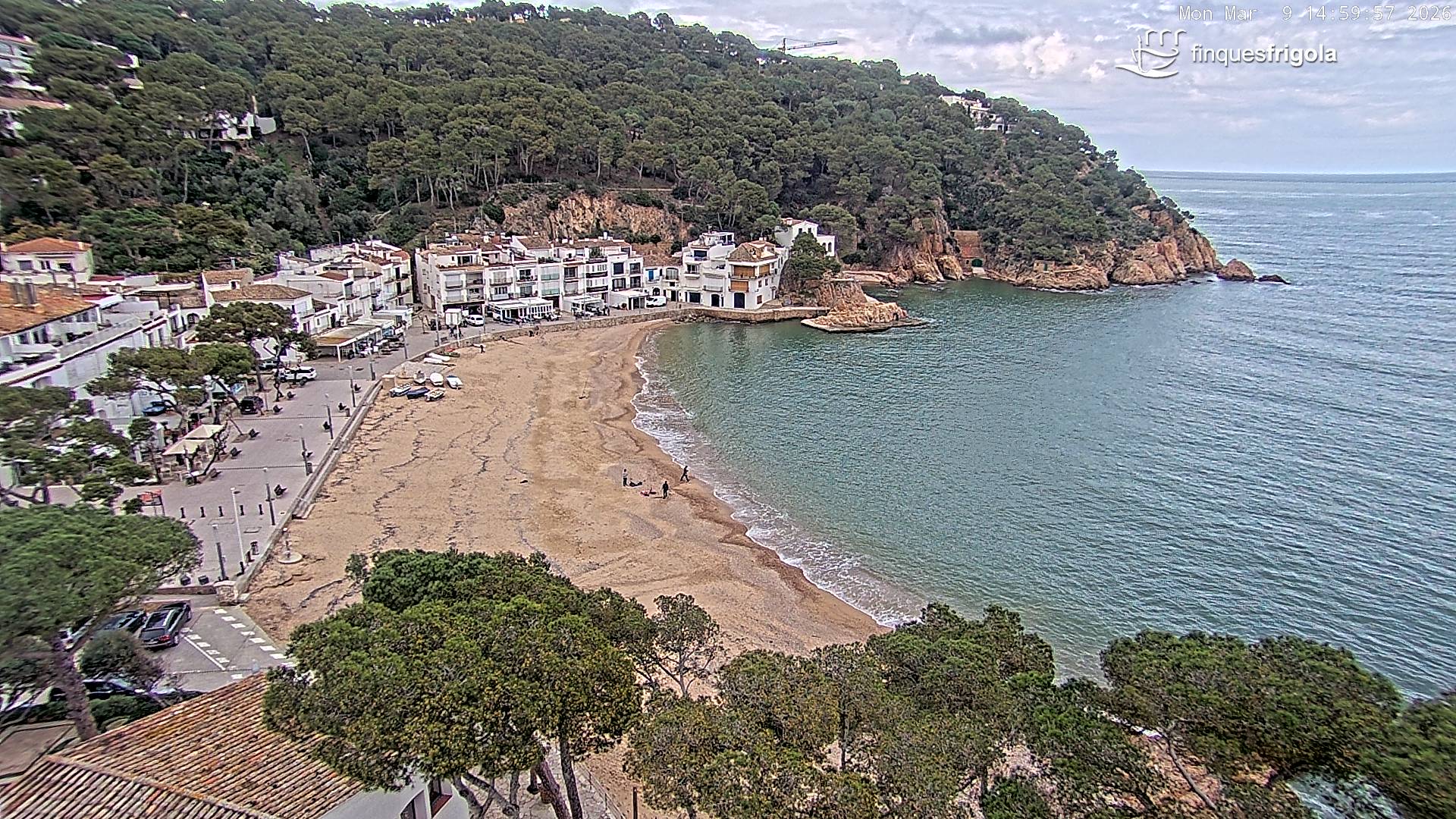 Webcam de Tamariu playa