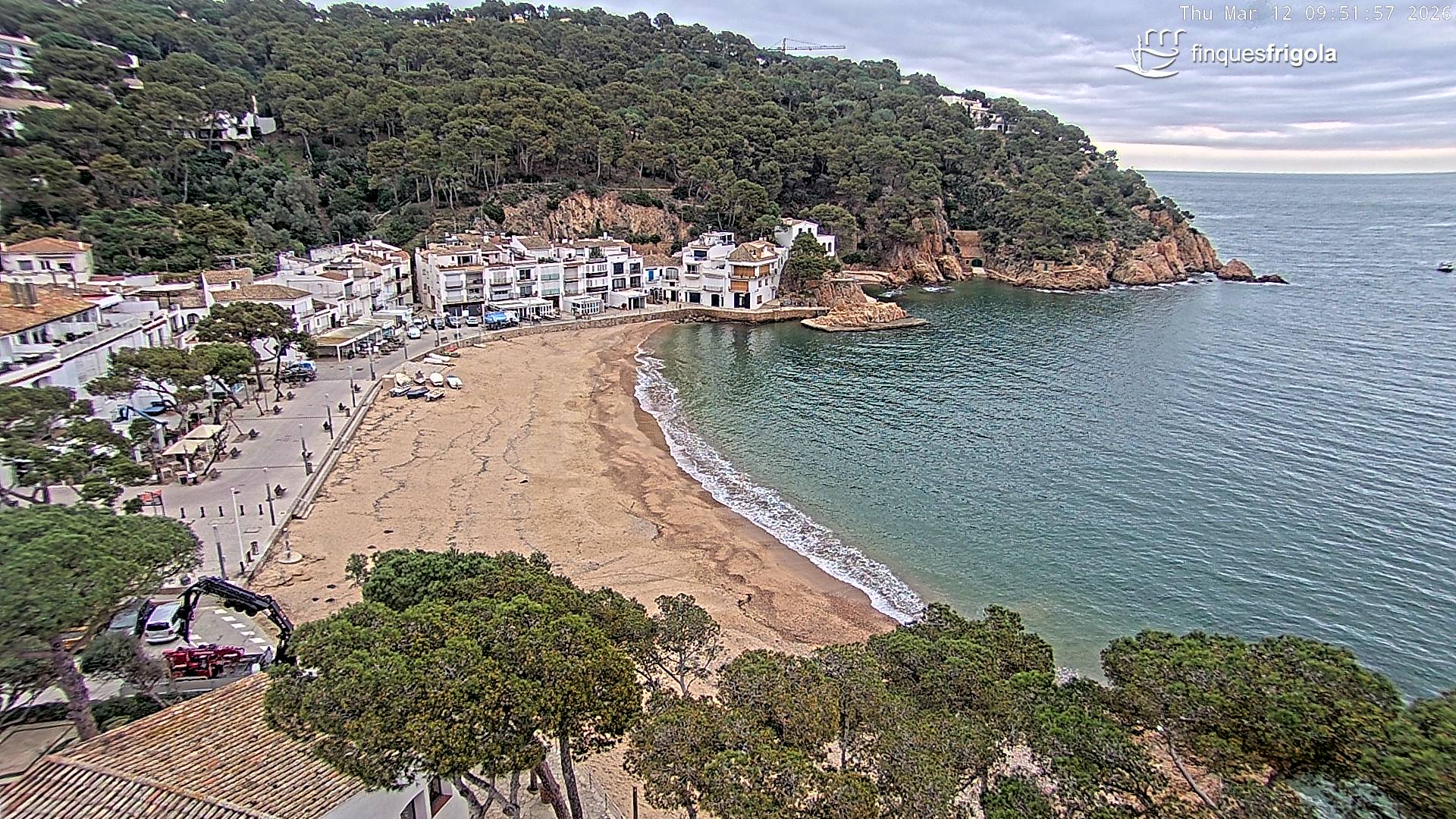 Webcam de Tamariu playa