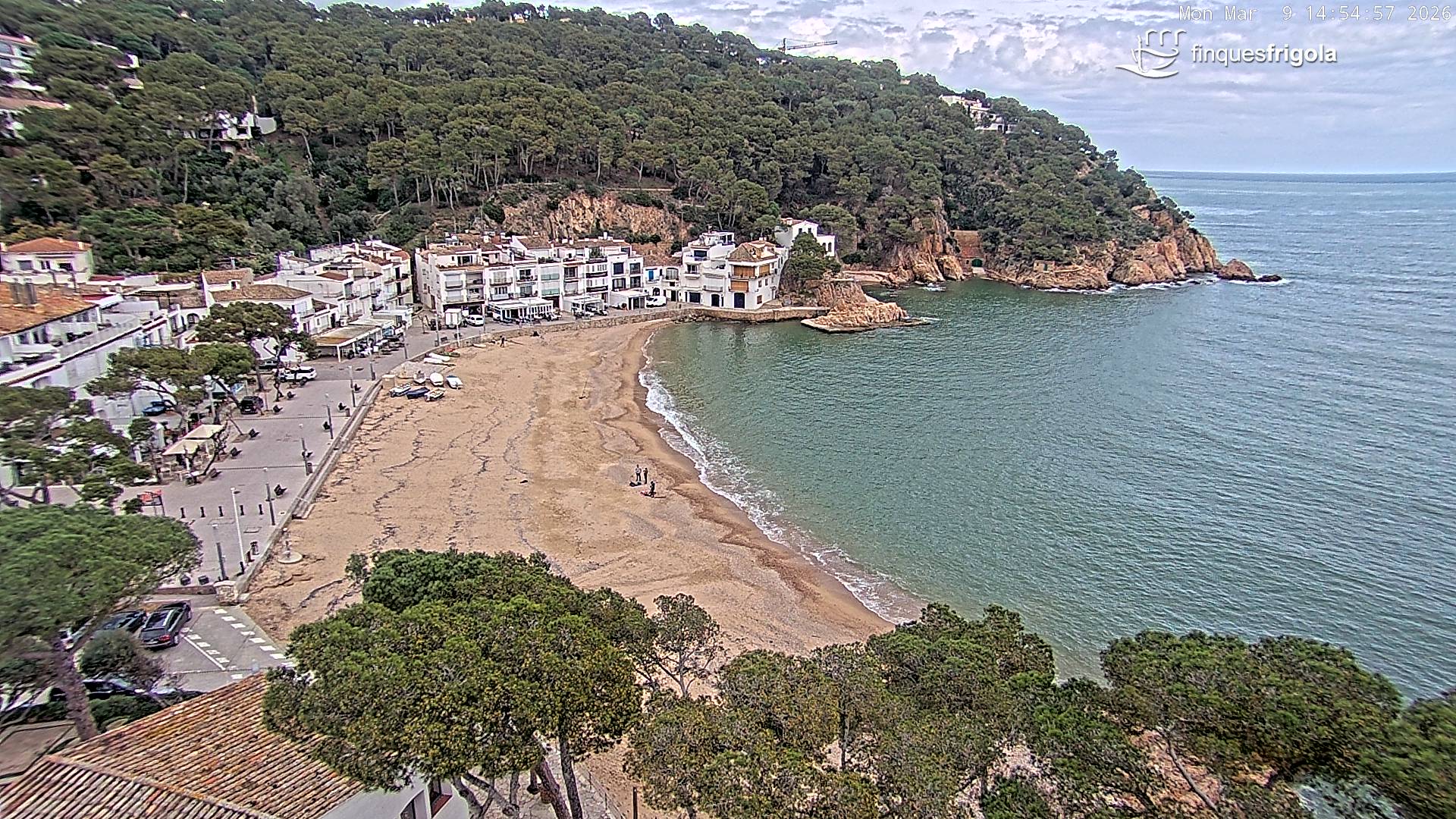 Webcam de Tamariu playa