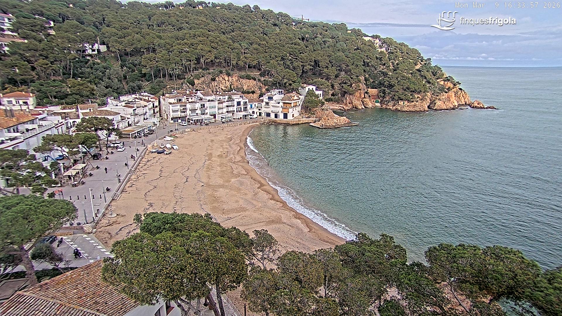 Webcam de Tamariu playa