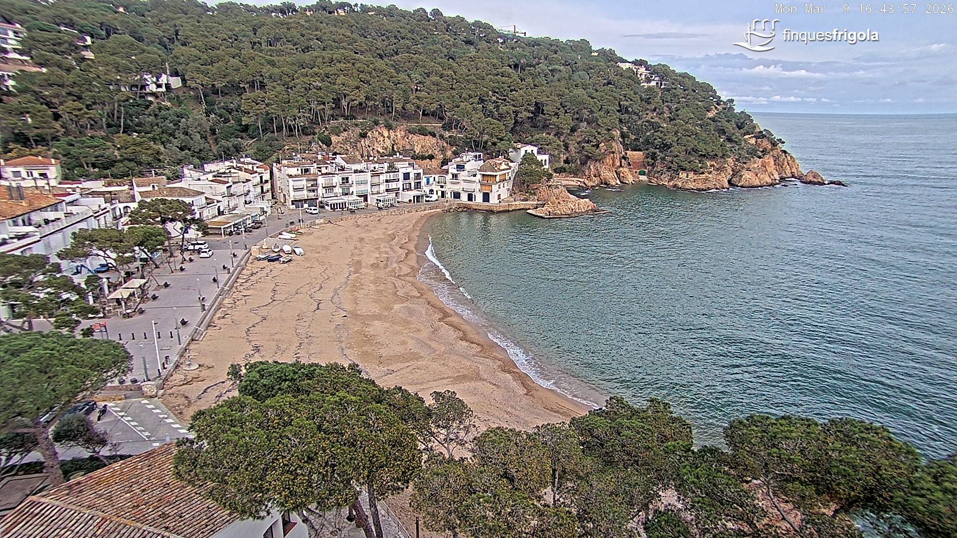 Webcam de Tamariu playa
