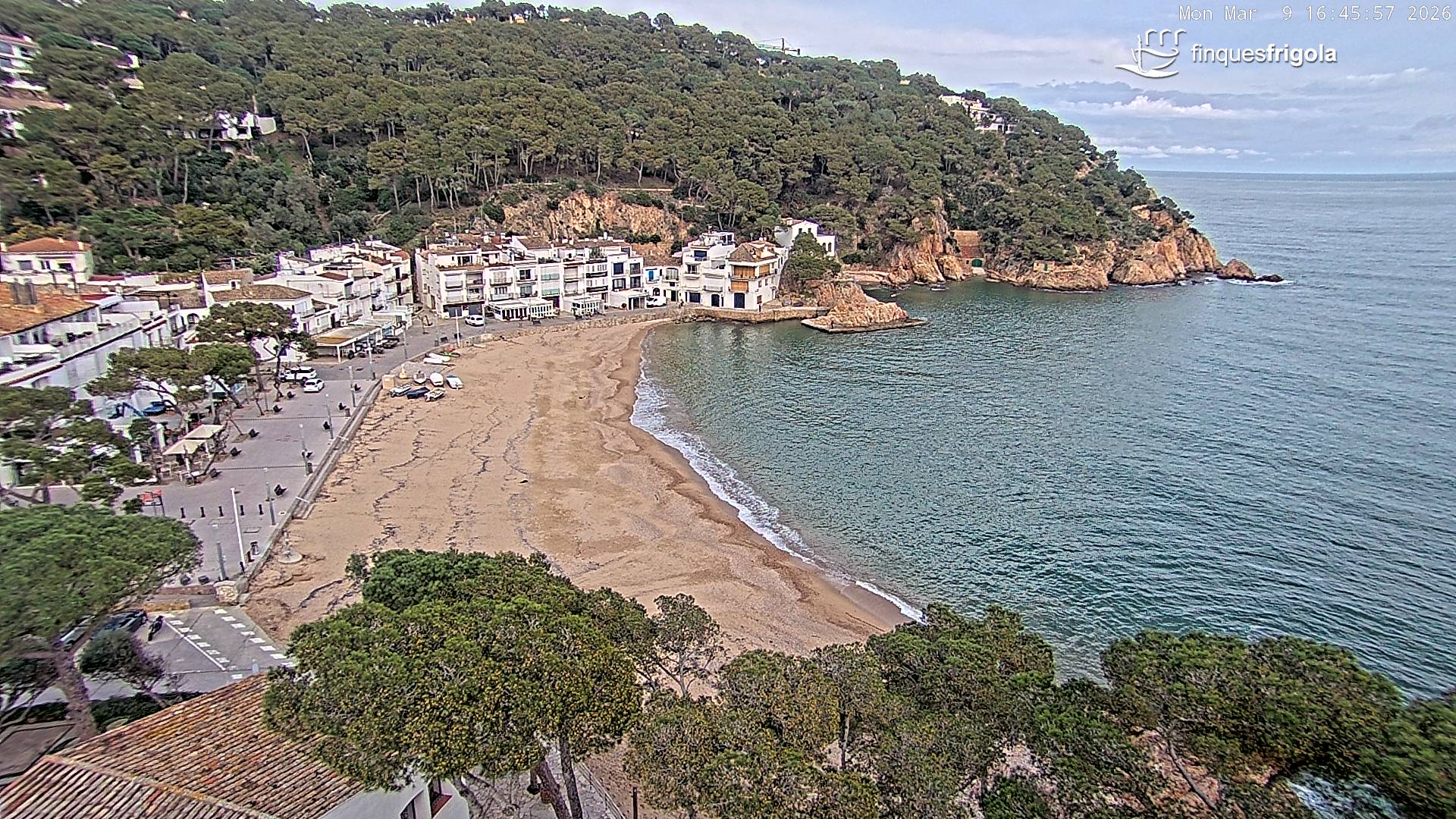 Webcam de Tamariu playa