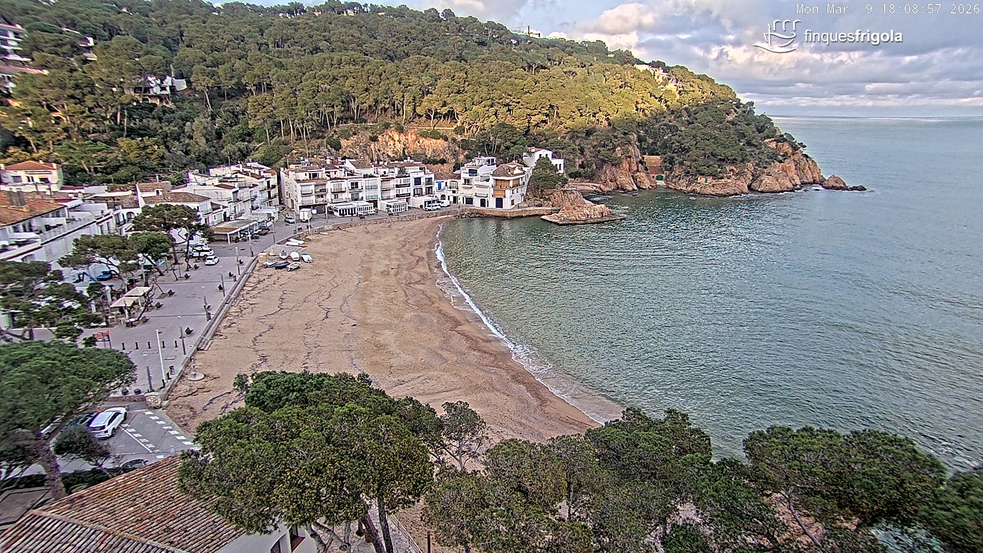Webcam de Tamariu playa