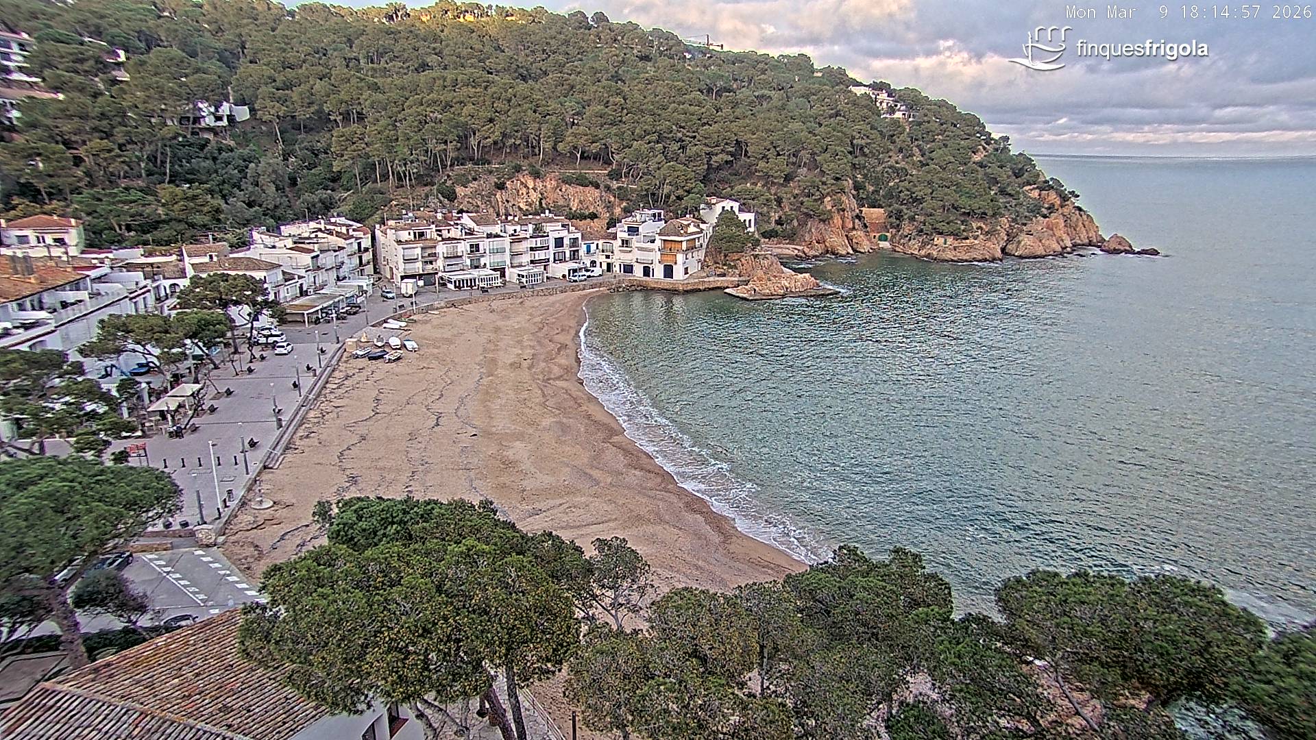 Webcam de Tamariu playa