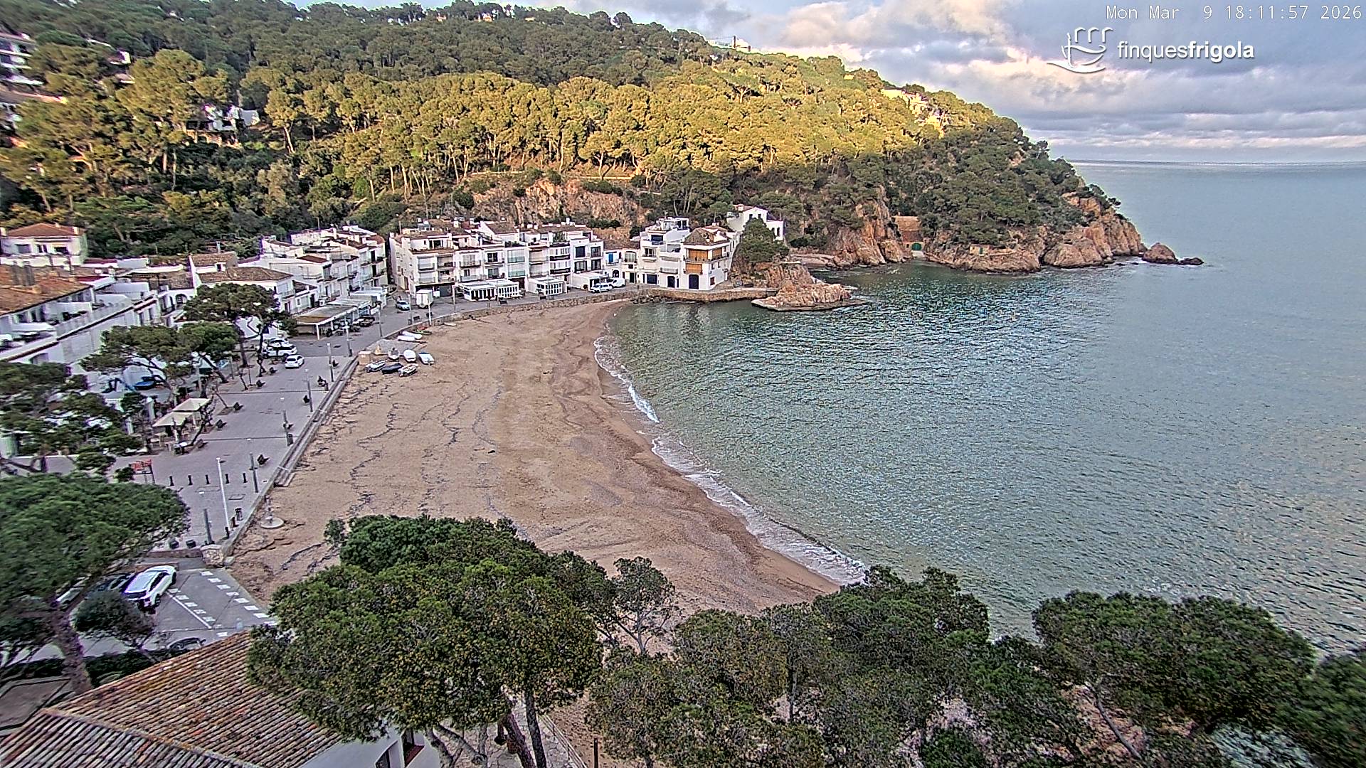 Webcam de Tamariu playa