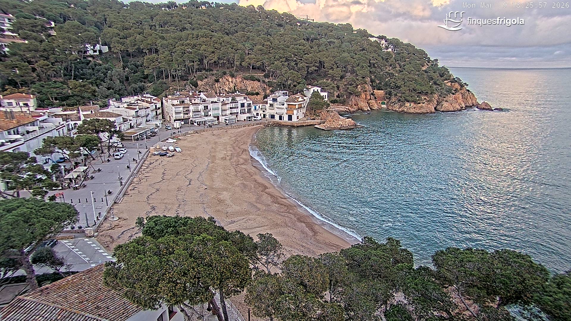 Webcam de Tamariu playa