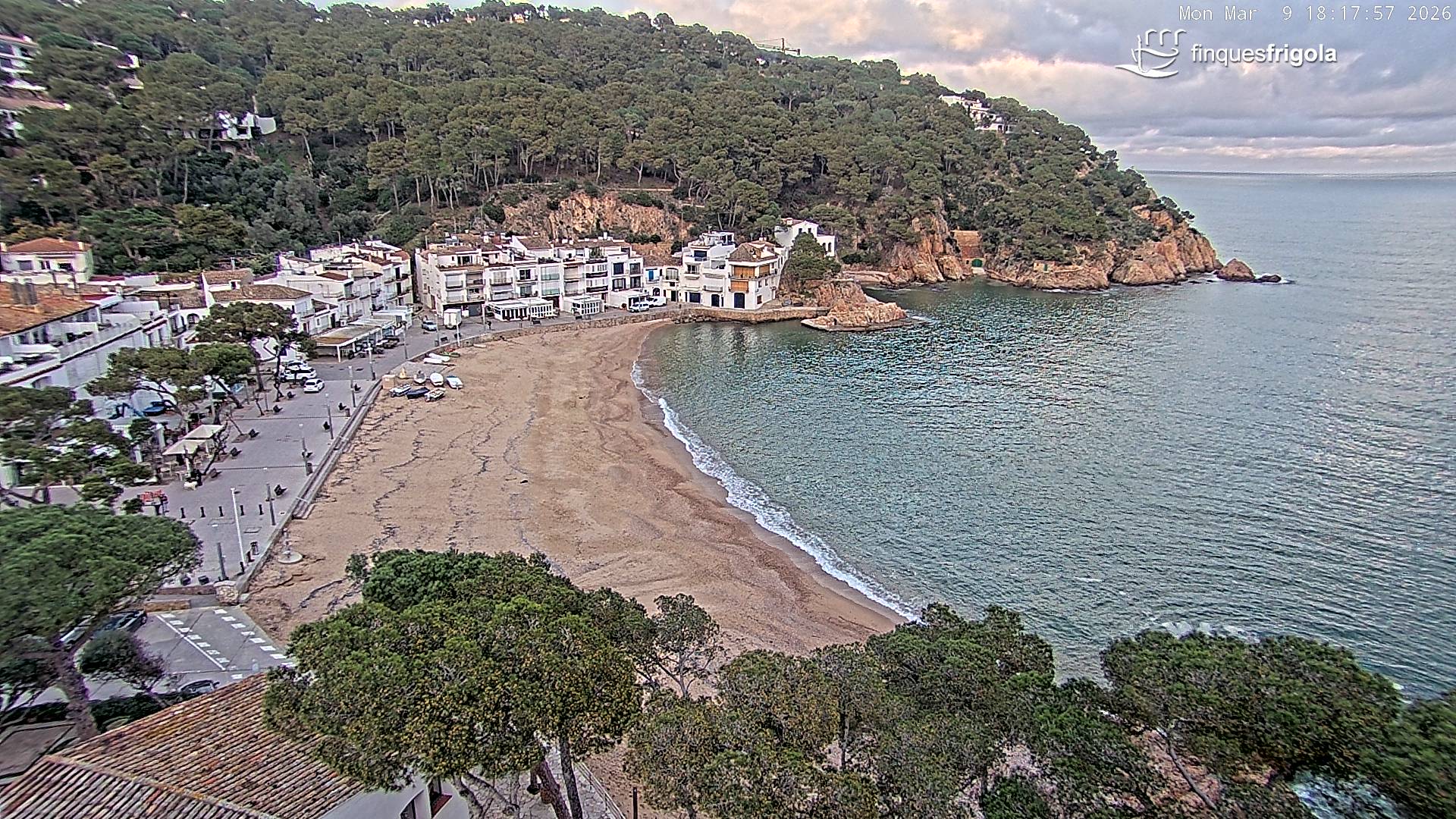 Webcam de Tamariu playa