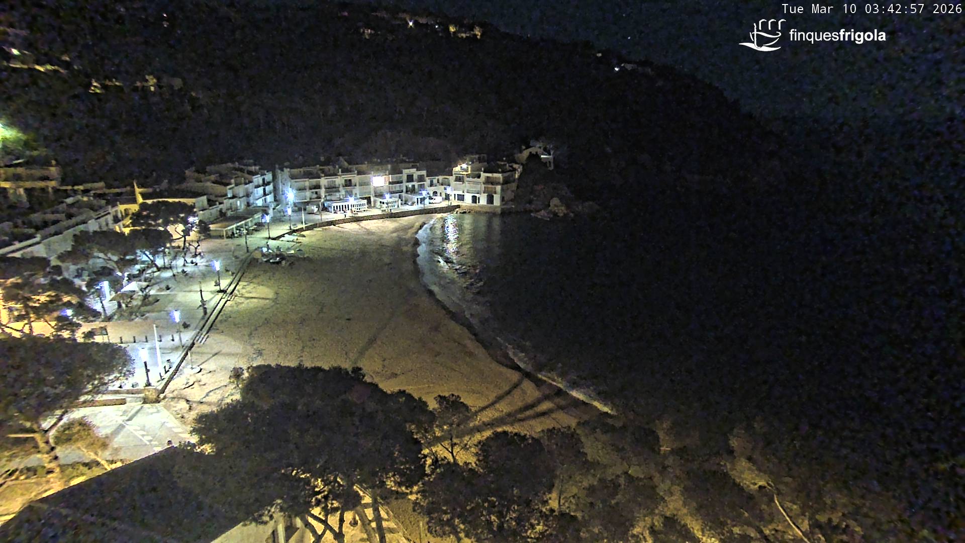 Webcam de Tamariu playa