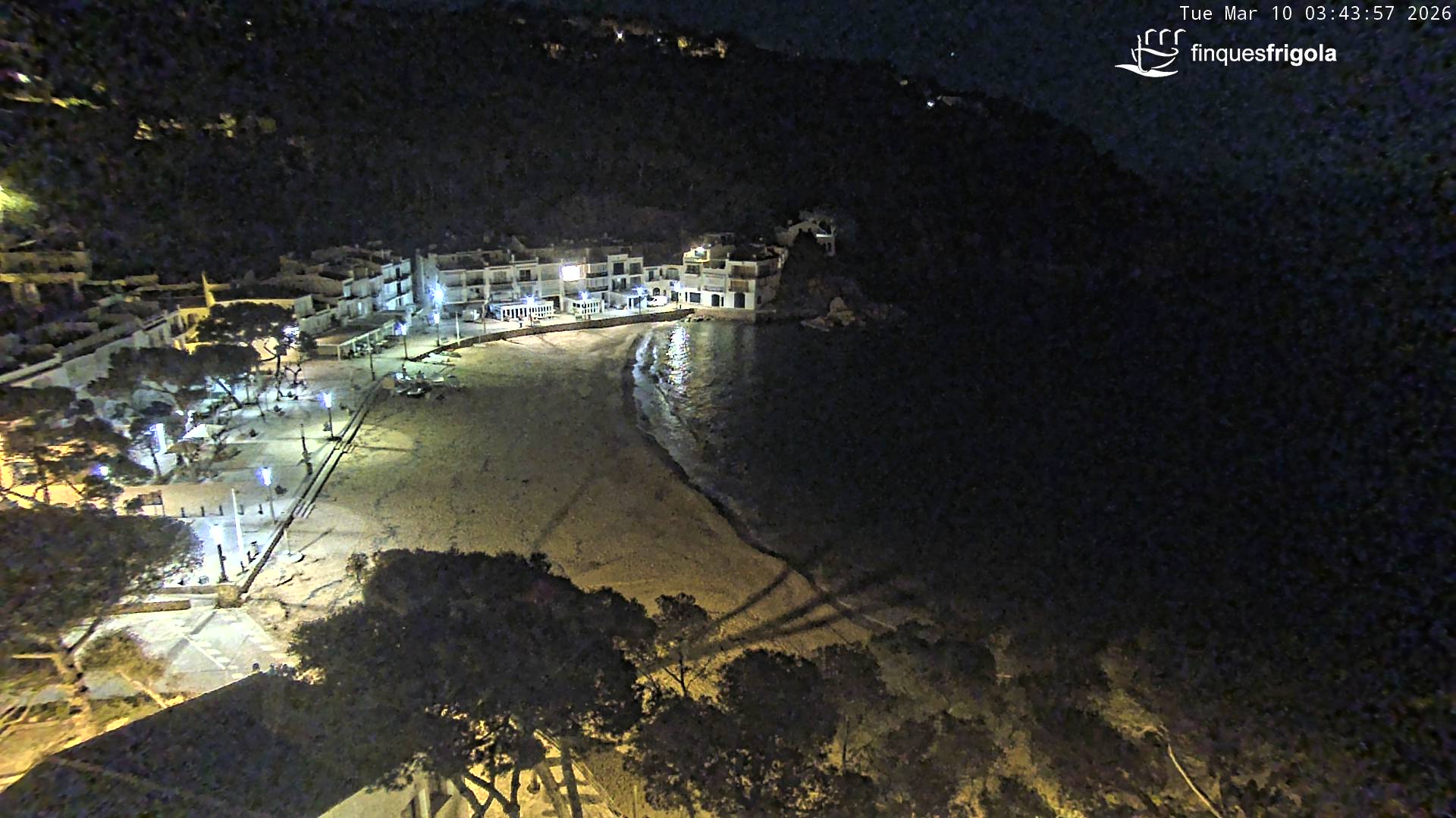Webcam de Tamariu playa