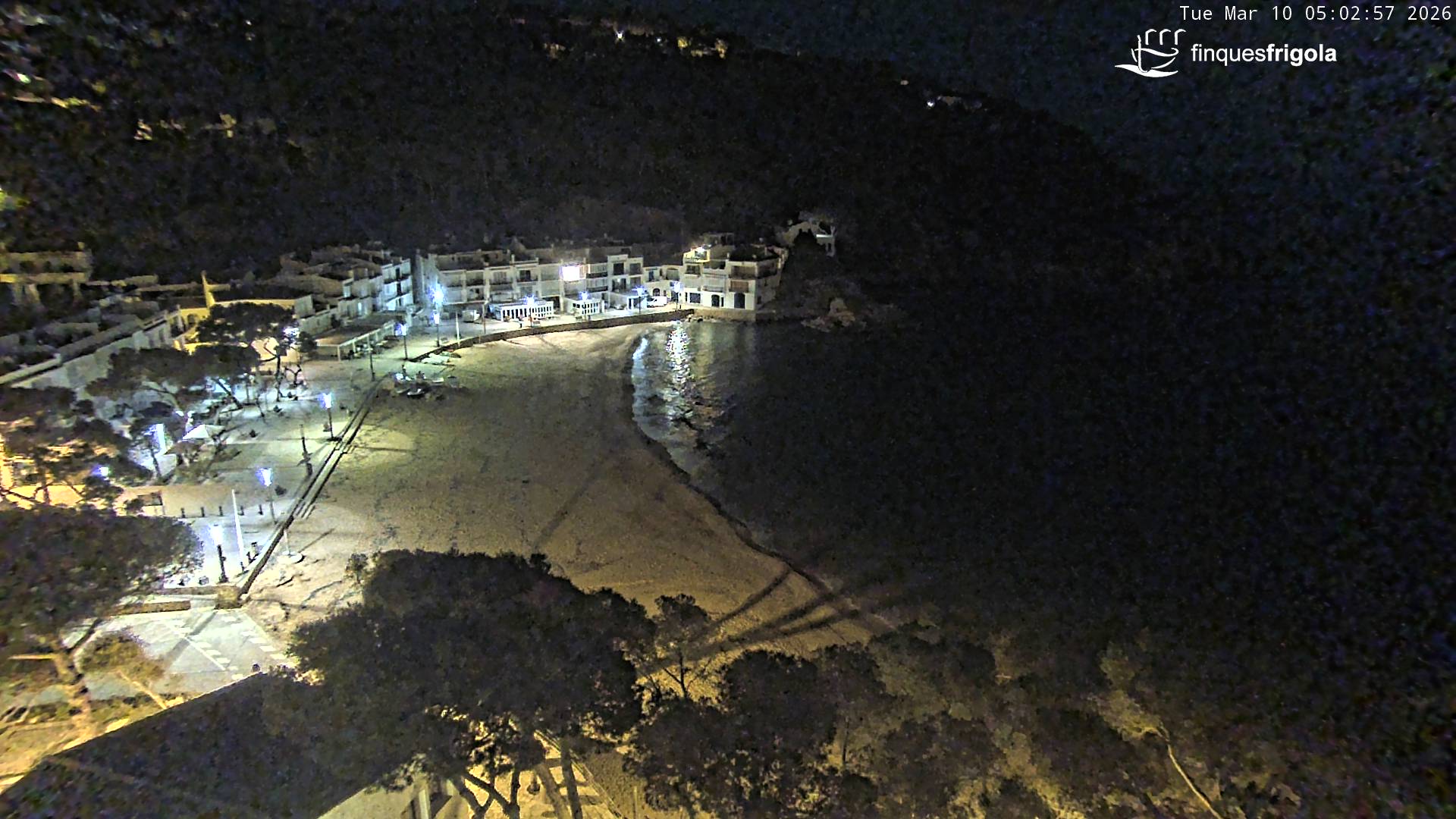 Webcam de Tamariu playa
