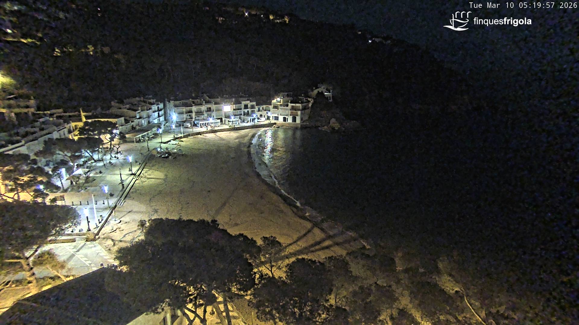 Webcam de Tamariu playa