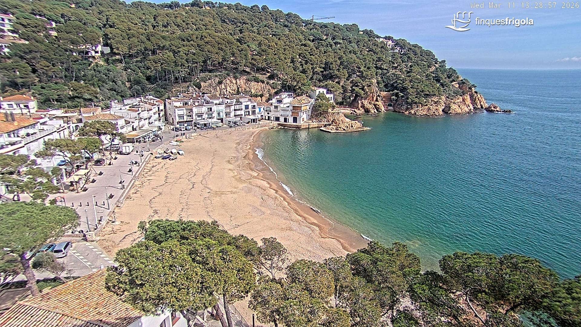 Webcam de Tamariu playa