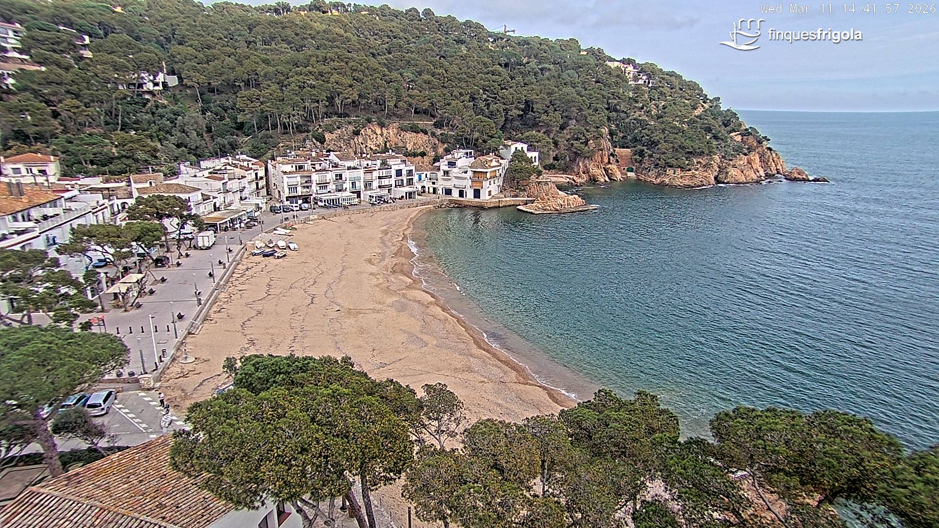 Webcam de Tamariu playa