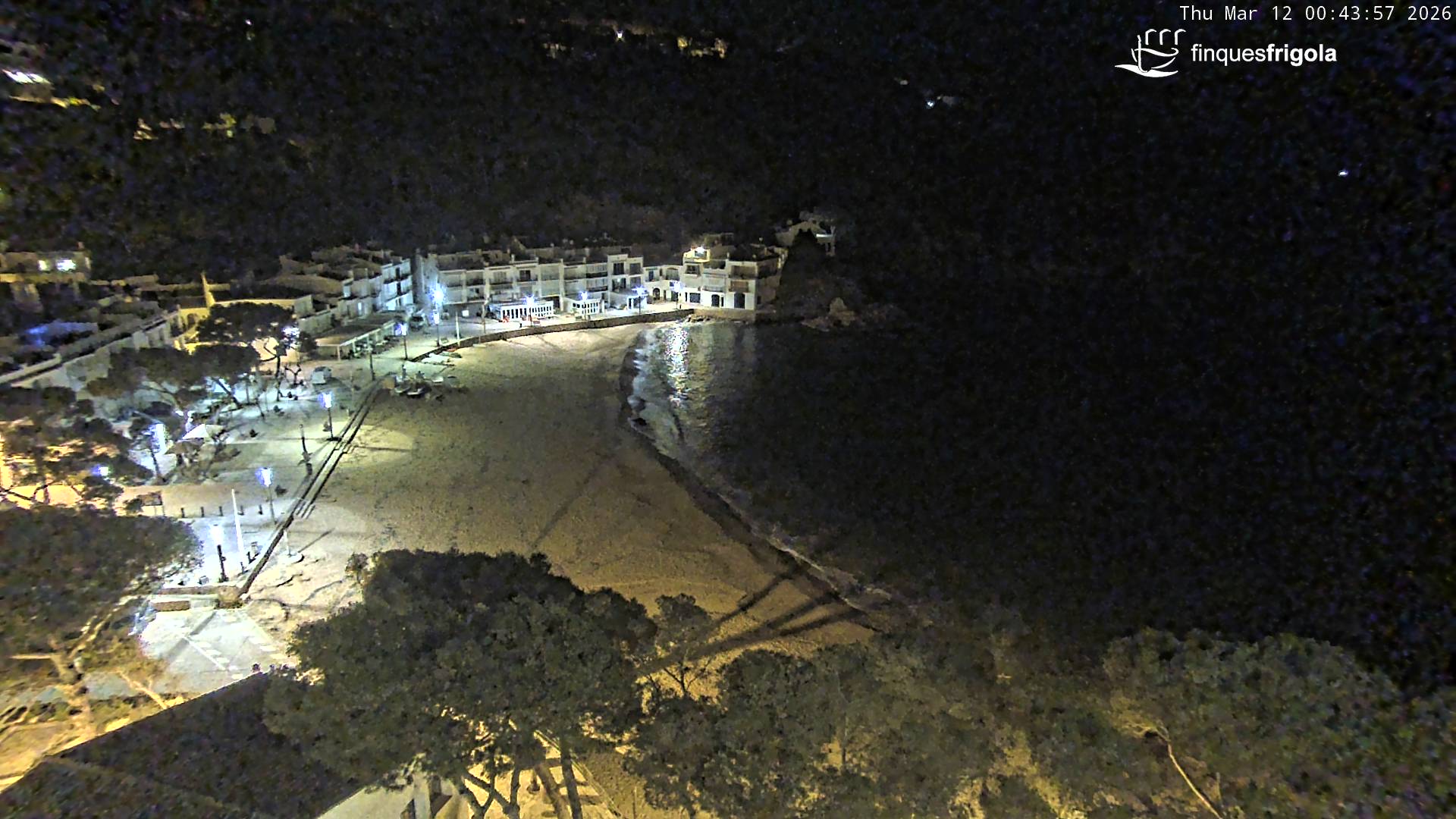 Webcam de Tamariu playa