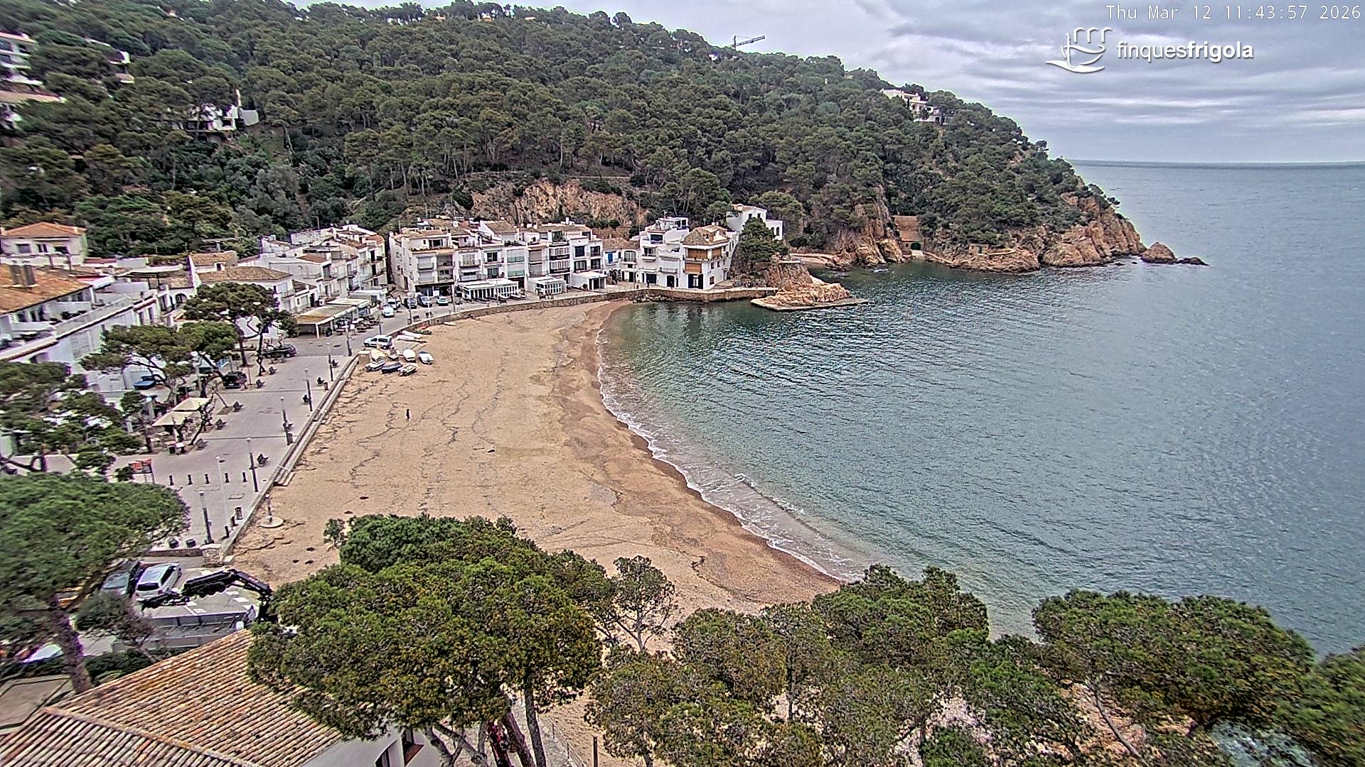 Webcam de Tamariu playa