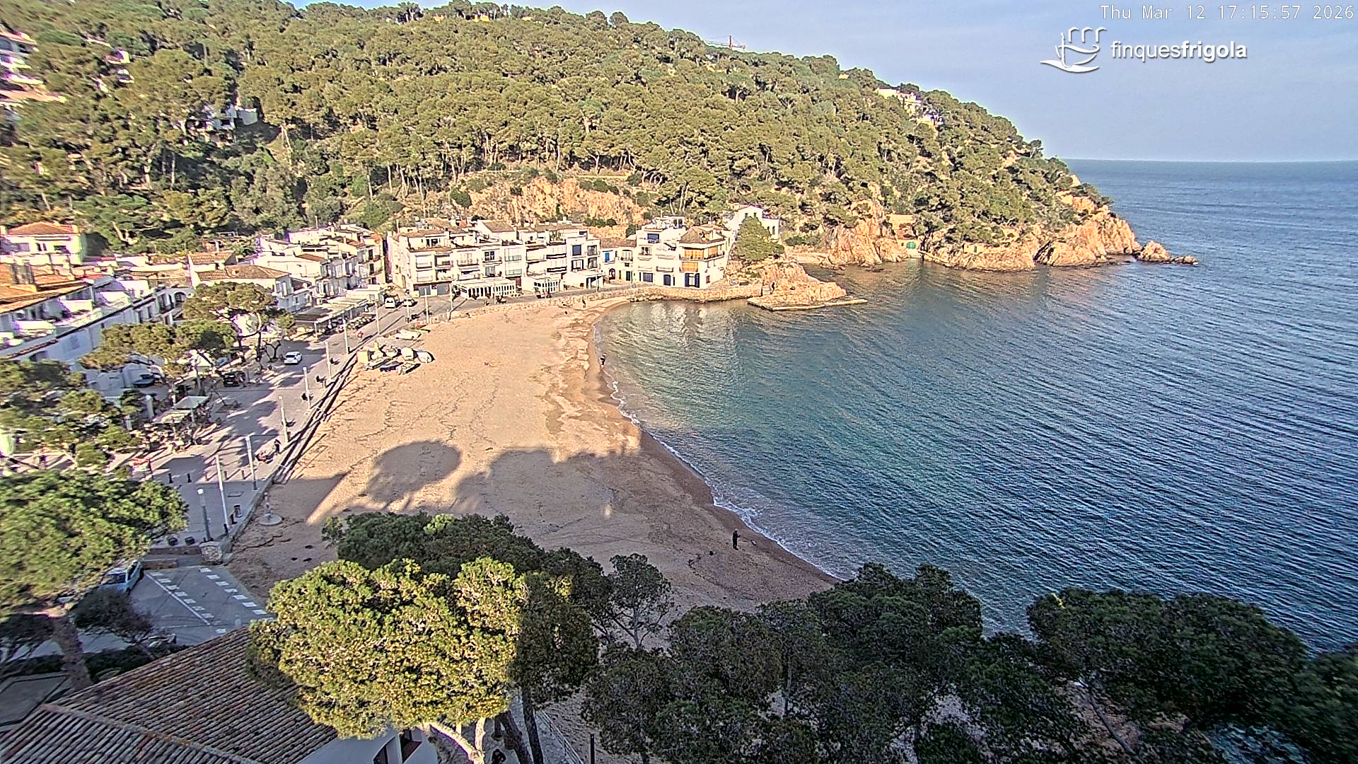 Webcam de Tamariu playa
