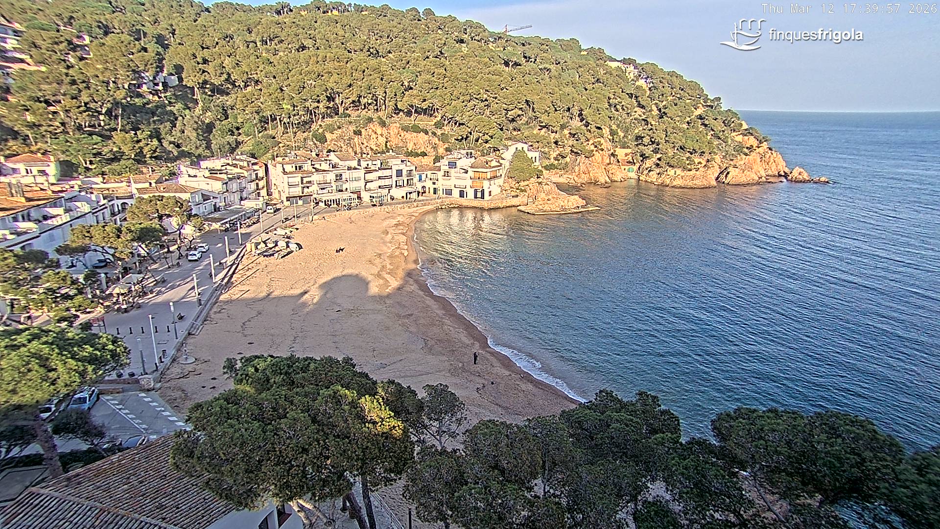 Webcam de Tamariu playa