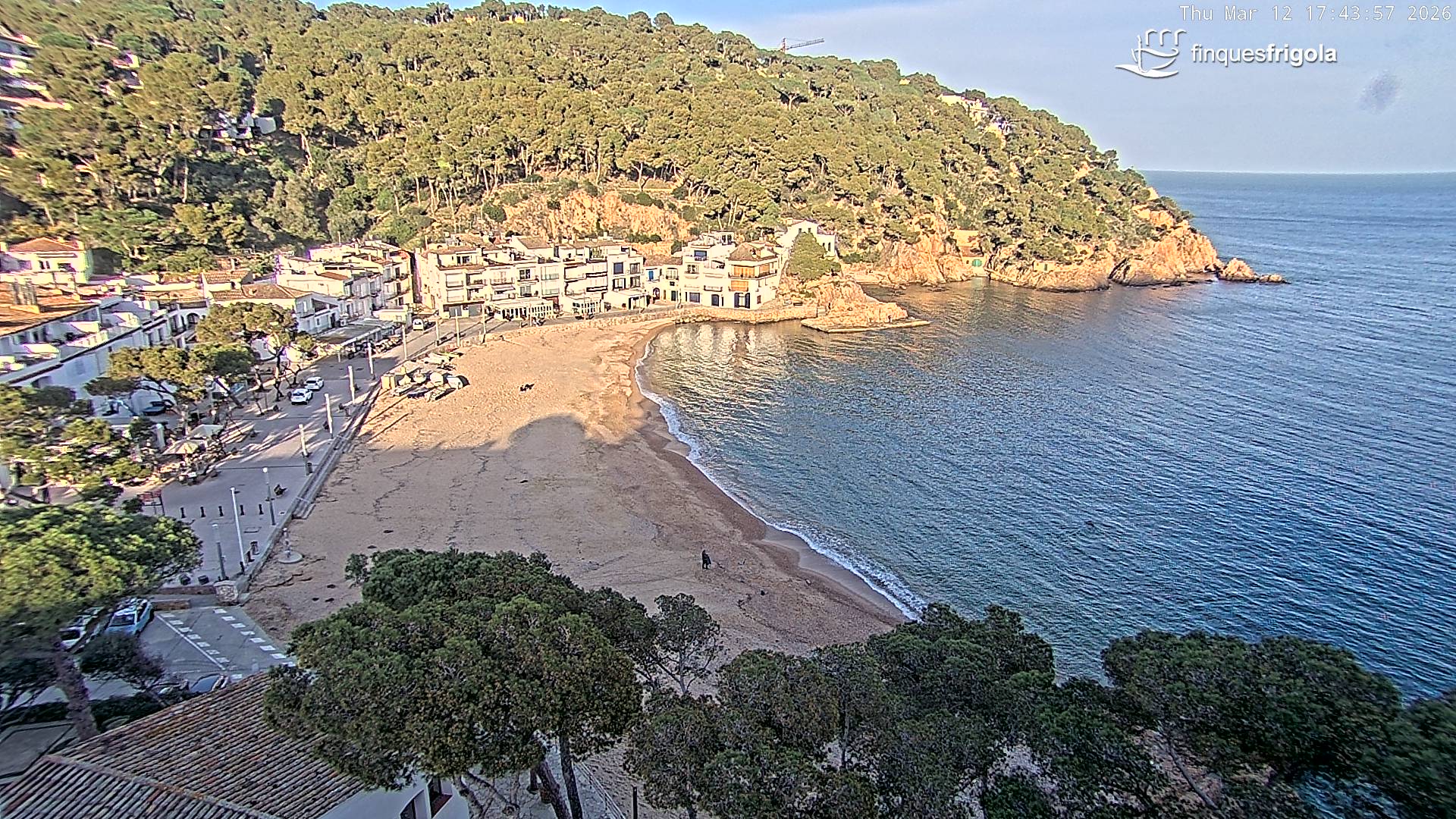 Webcam de Tamariu playa