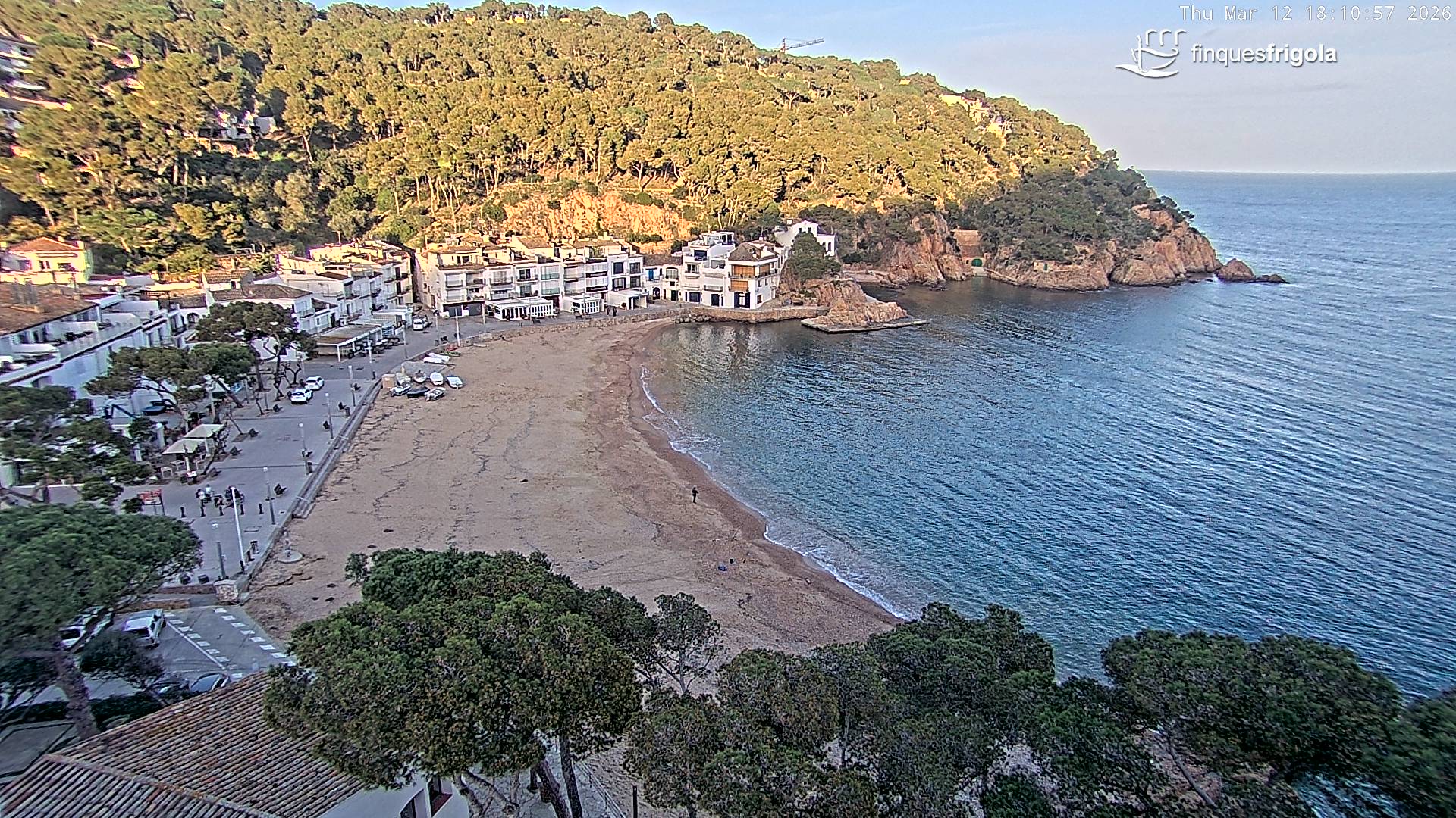 Webcam de Tamariu playa