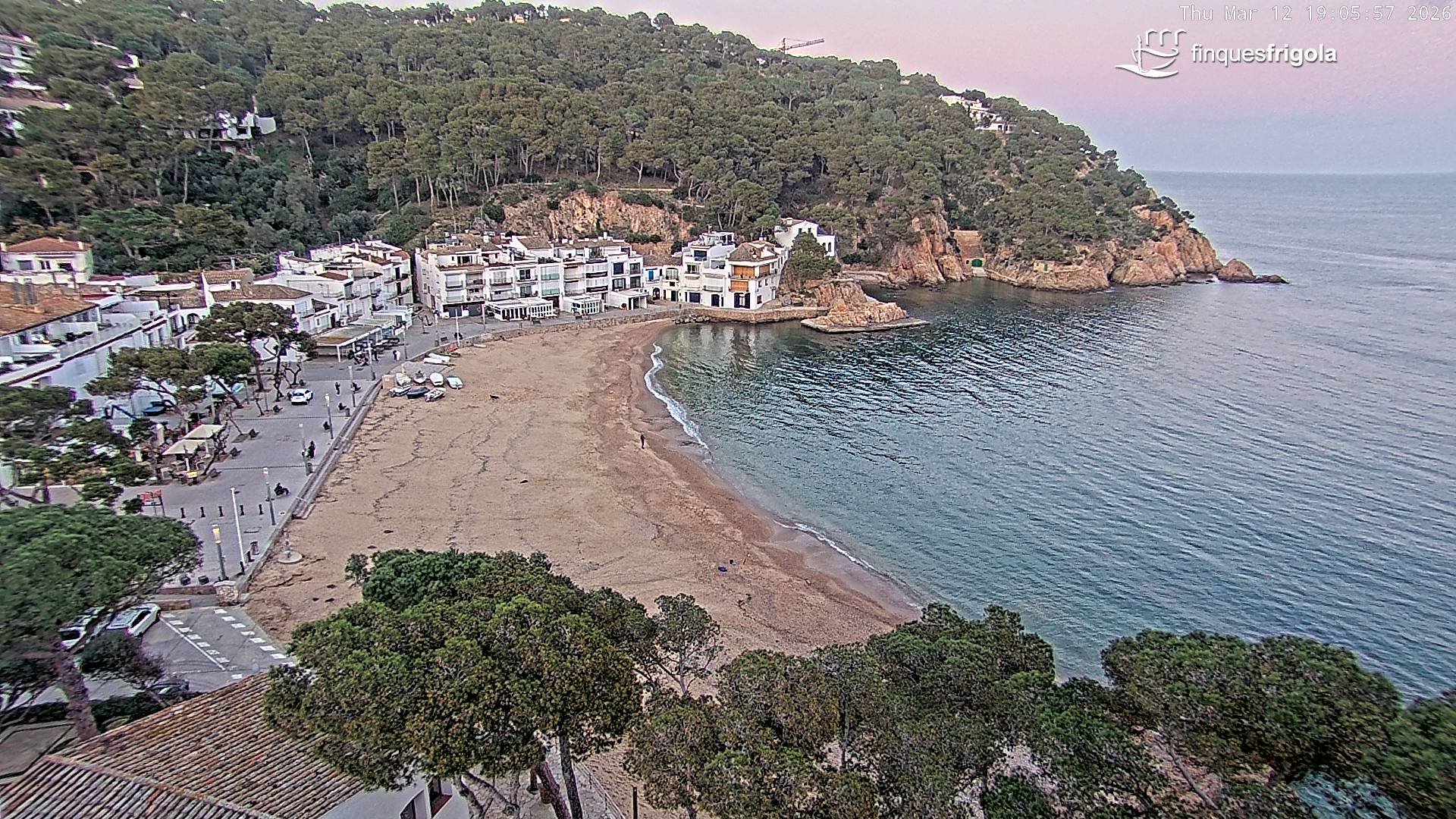 Webcam de Tamariu playa