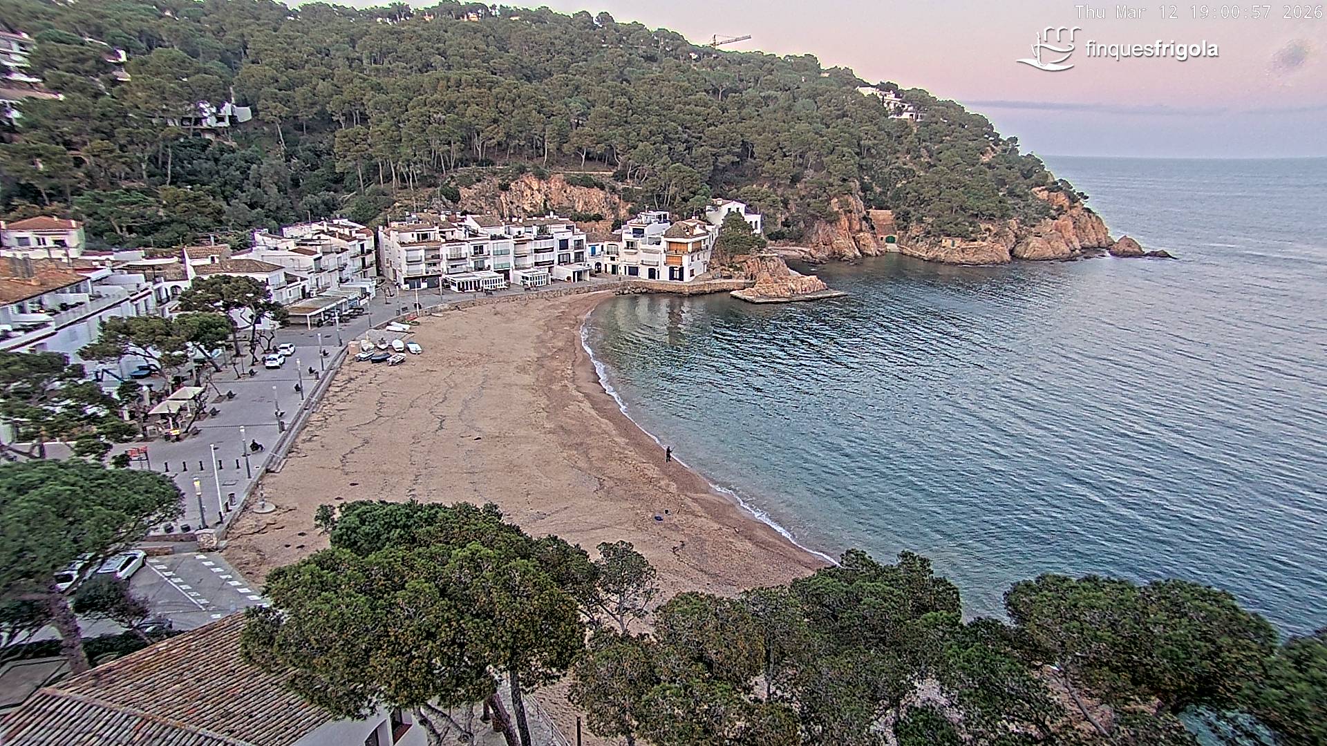 Webcam de Tamariu playa