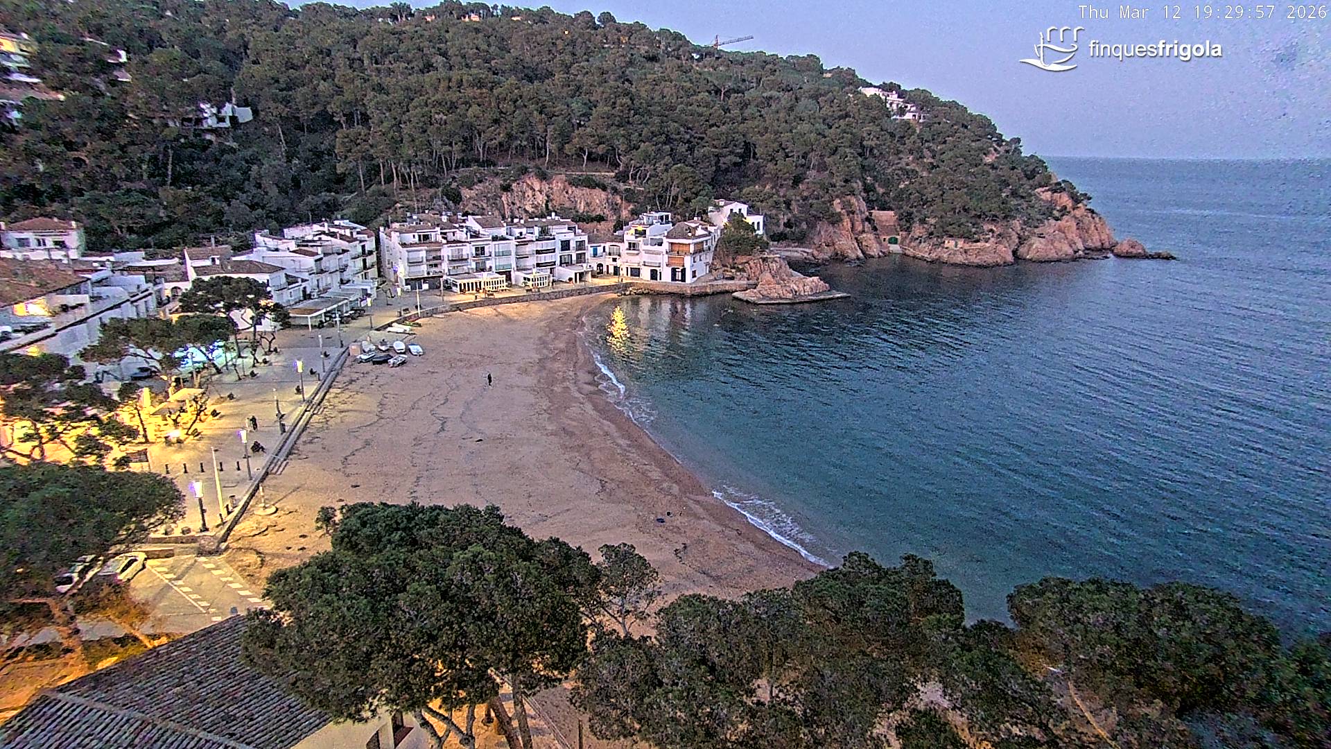 Webcam de Tamariu playa