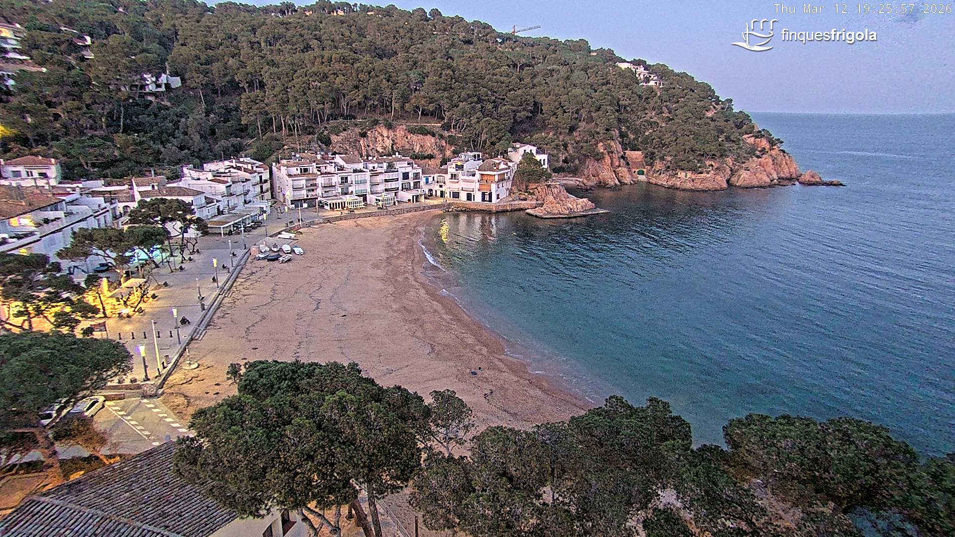 Webcam de Tamariu playa