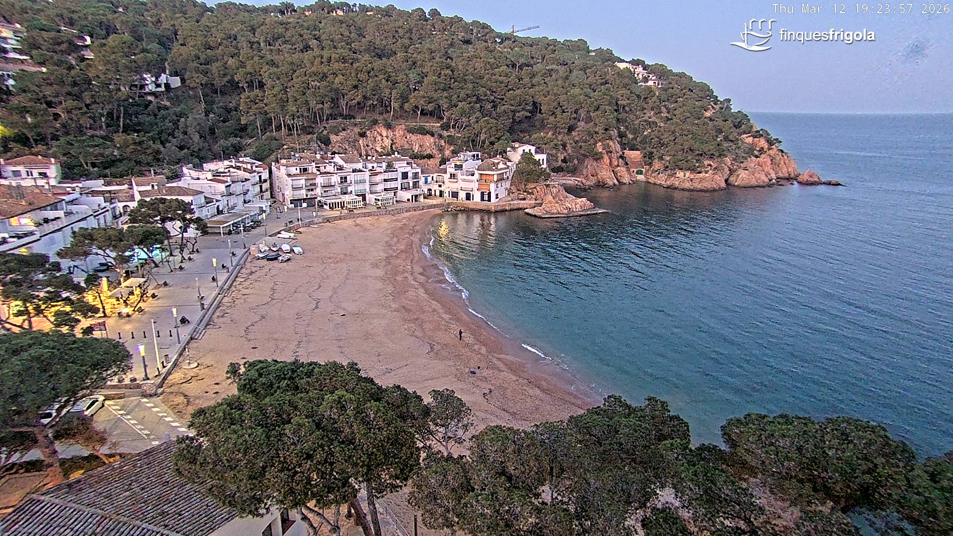 Webcam de Tamariu playa