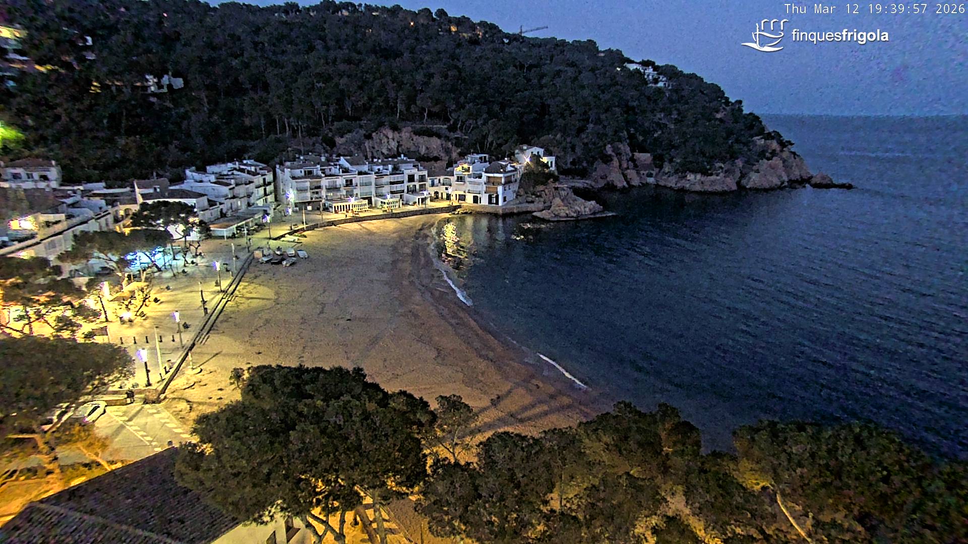 Webcam de Tamariu playa