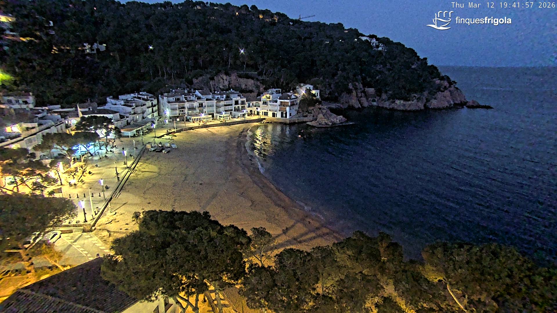 Webcam de Tamariu playa