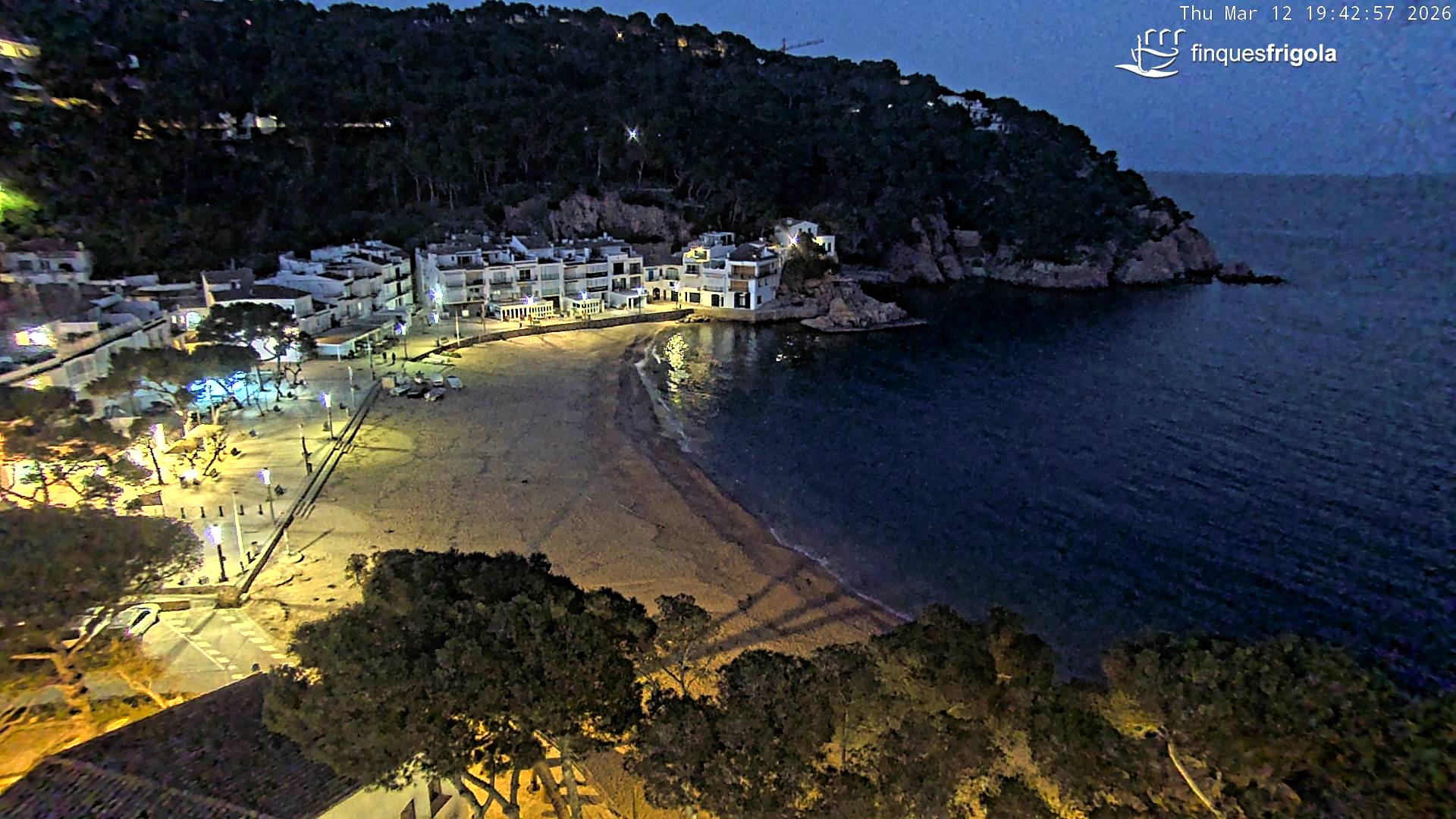 Webcam de Tamariu playa