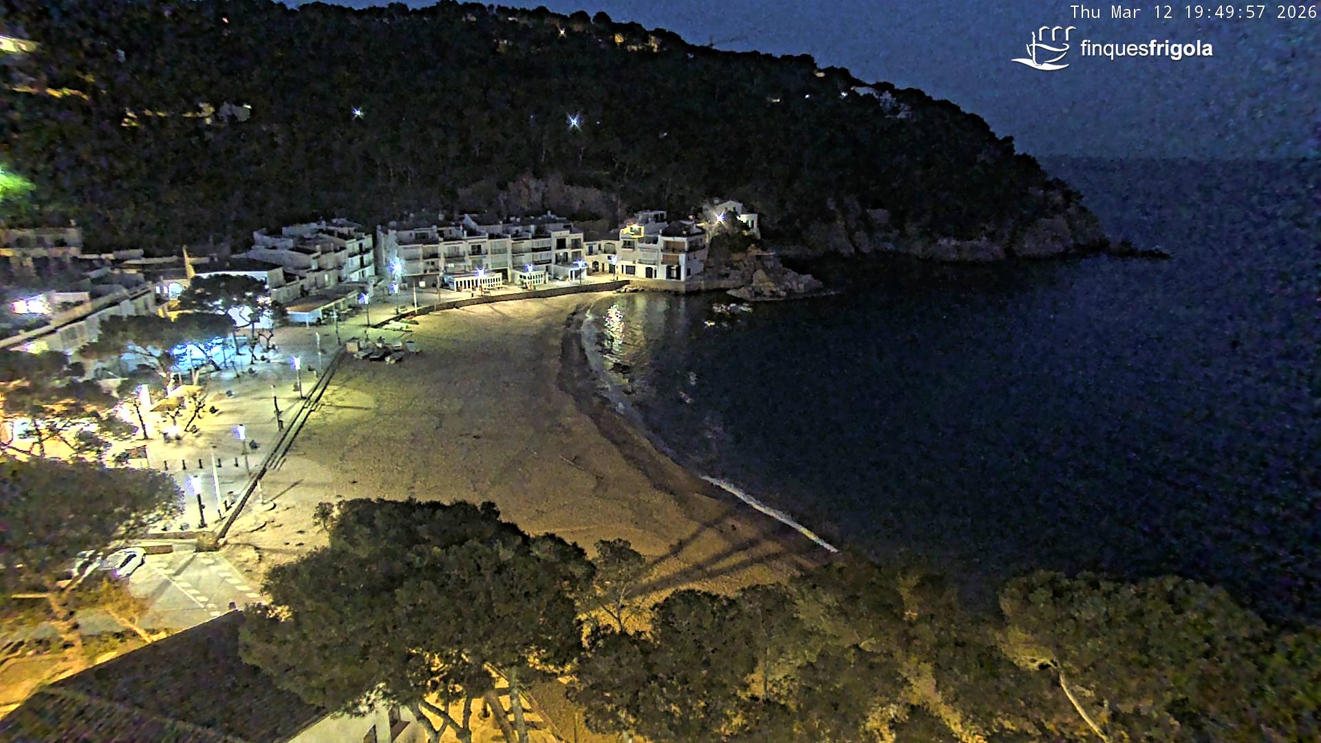 Webcam de Tamariu playa