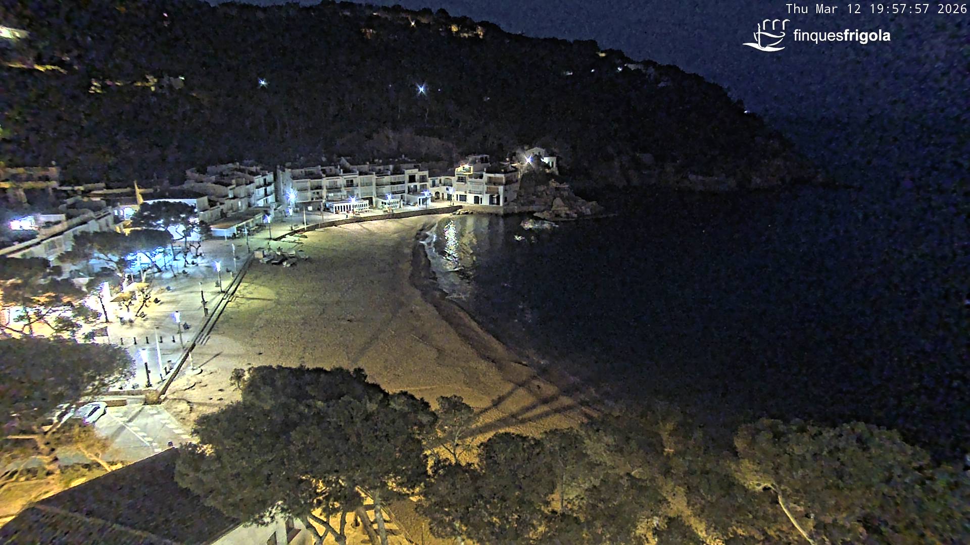 Webcam de Tamariu playa