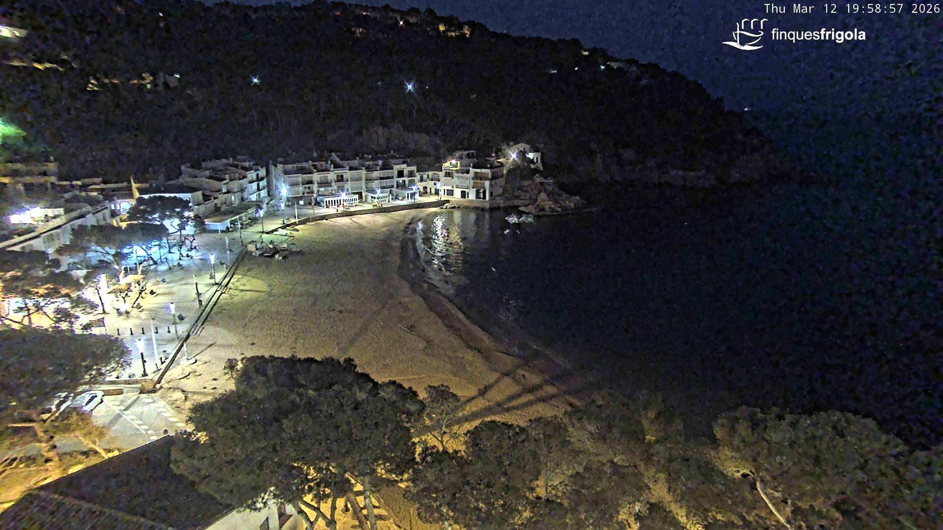 Webcam de Tamariu playa