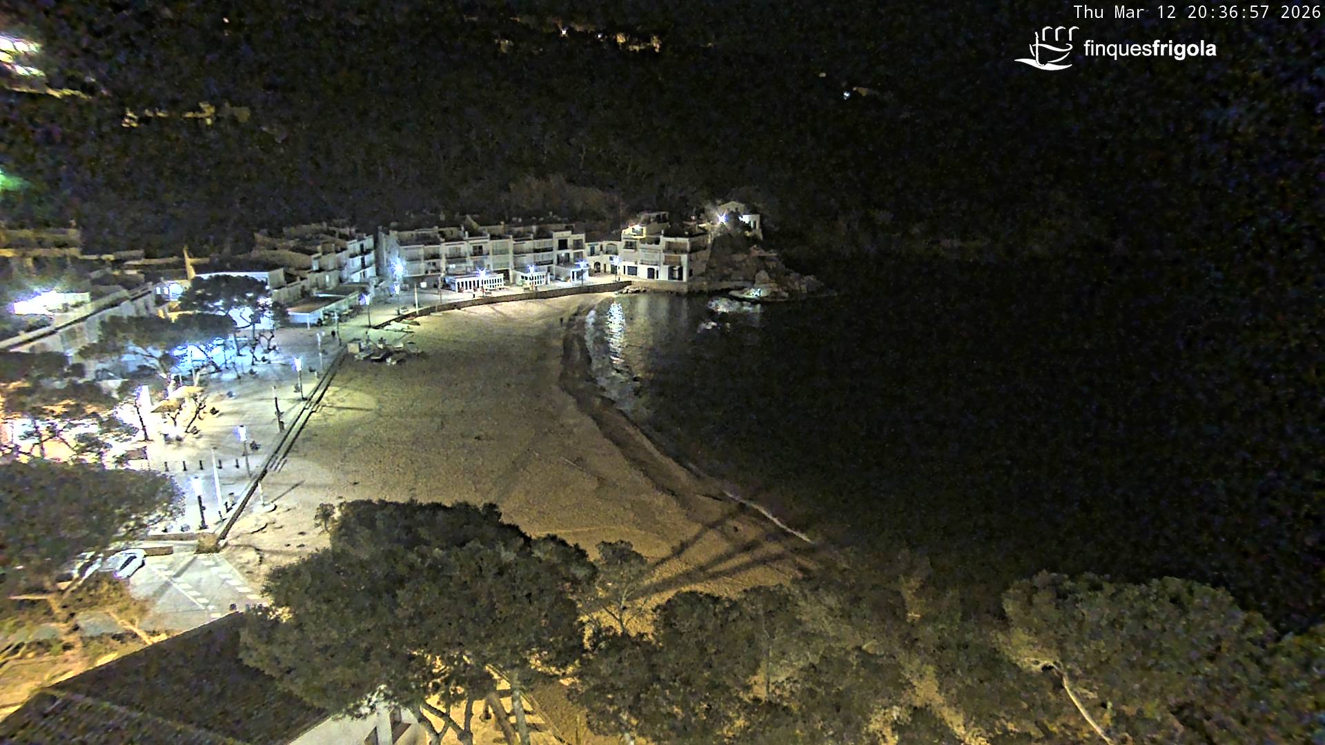 Webcam de Tamariu playa