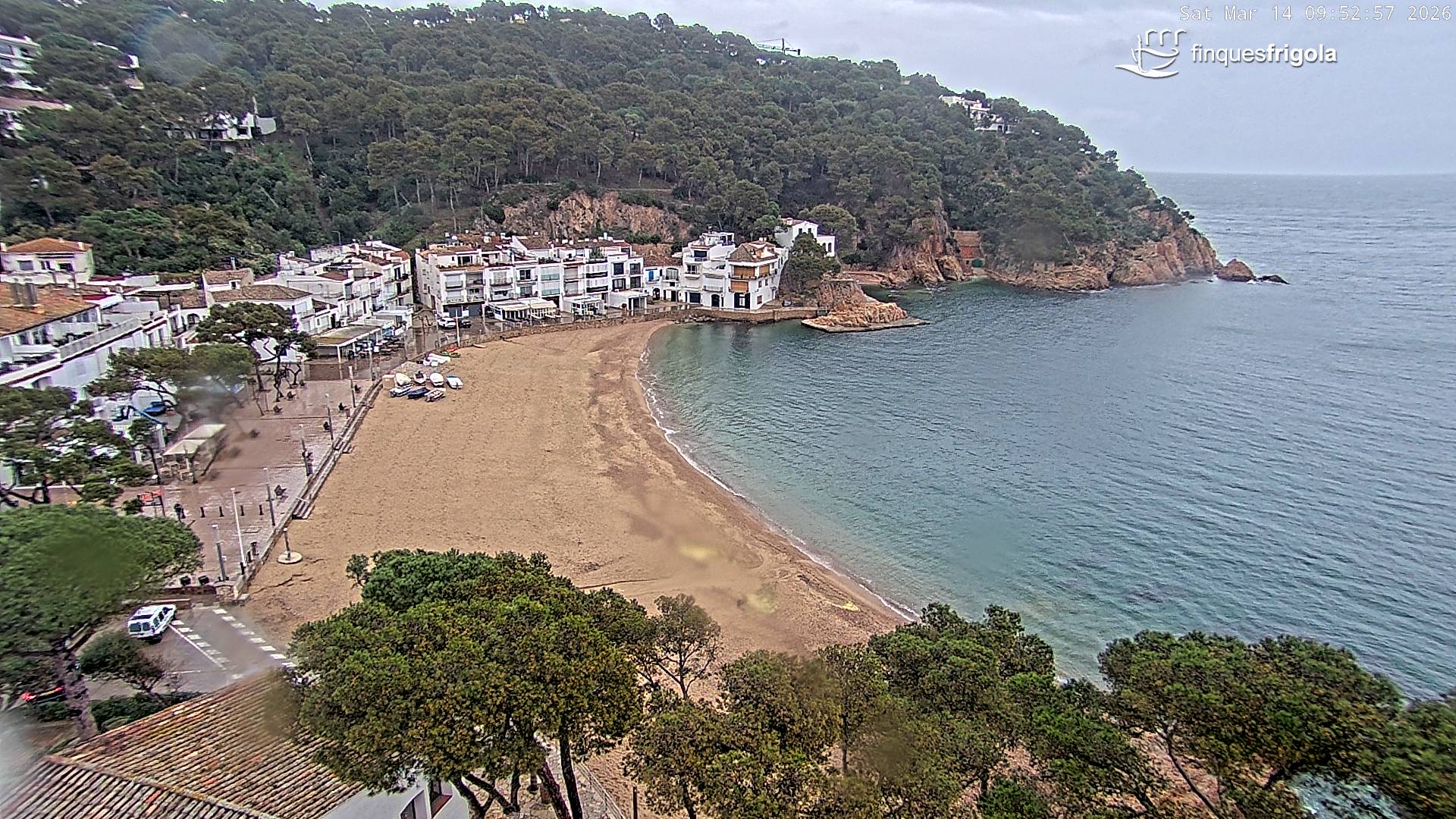 Webcam de Tamariu playa