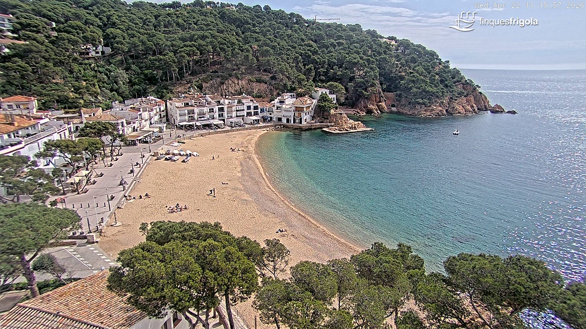 Webcam de Tamariu playa