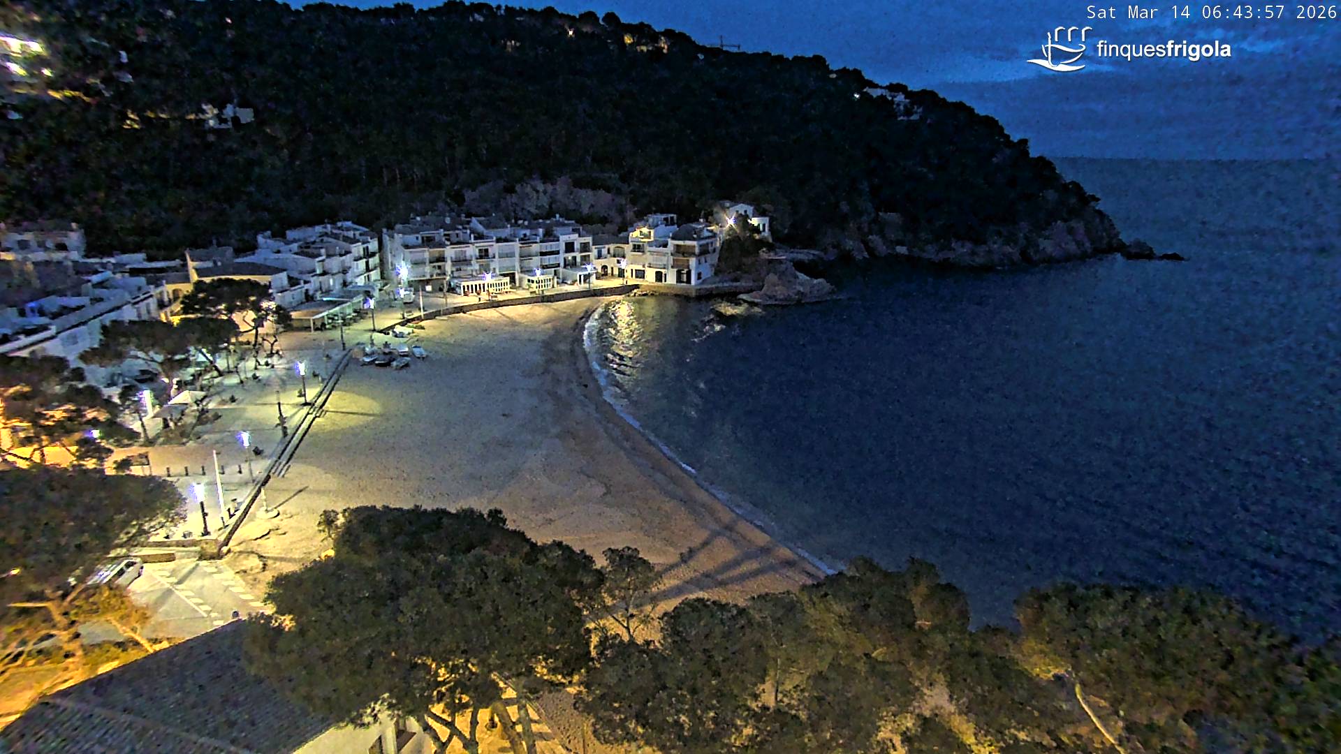 Webcam de Tamariu playa