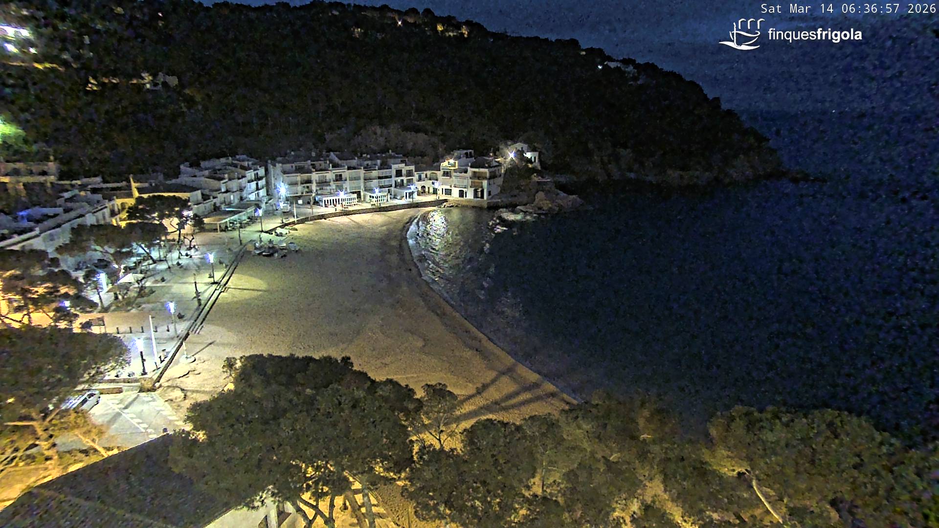 Webcam de Tamariu playa