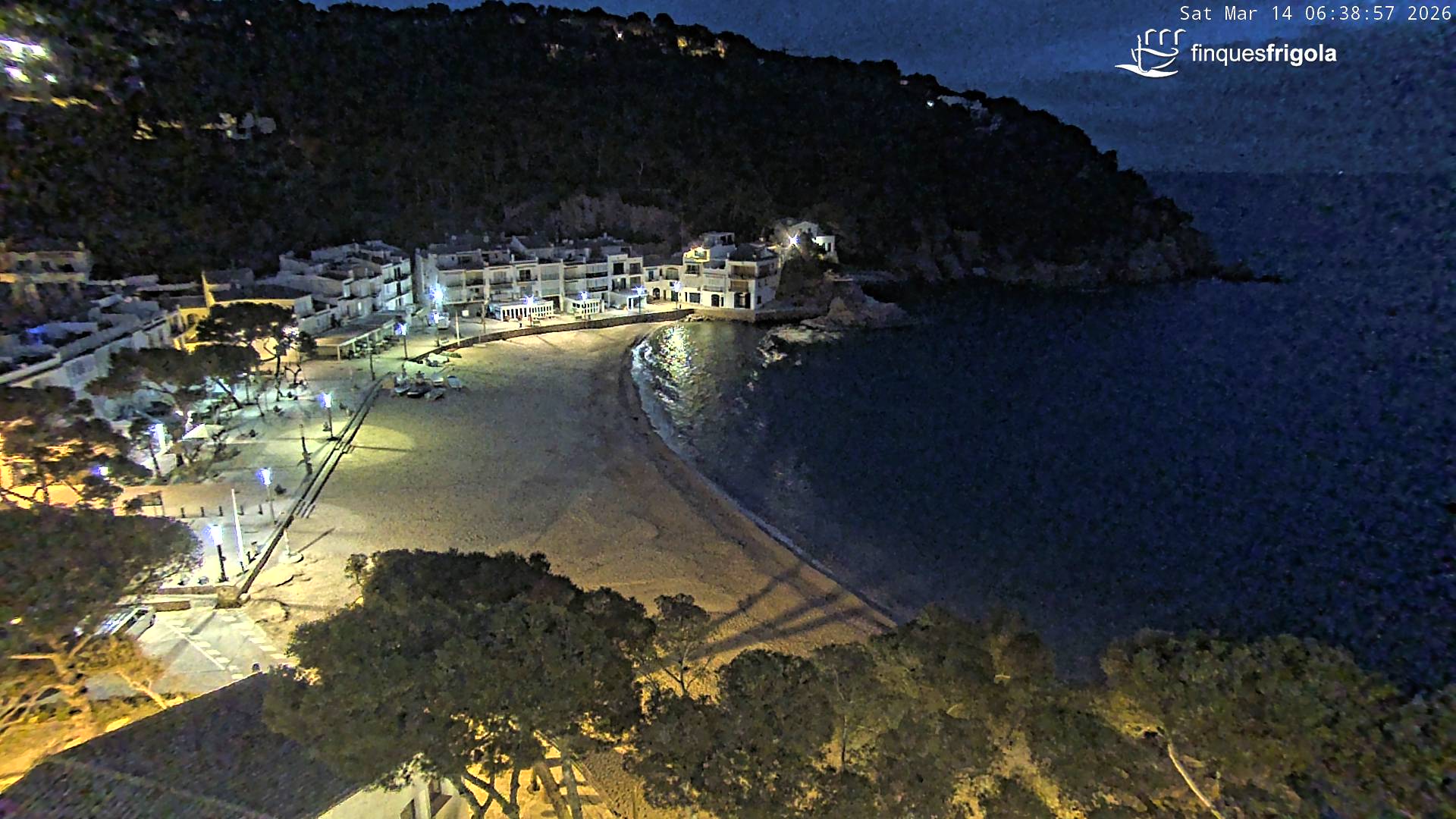 Webcam de Tamariu playa