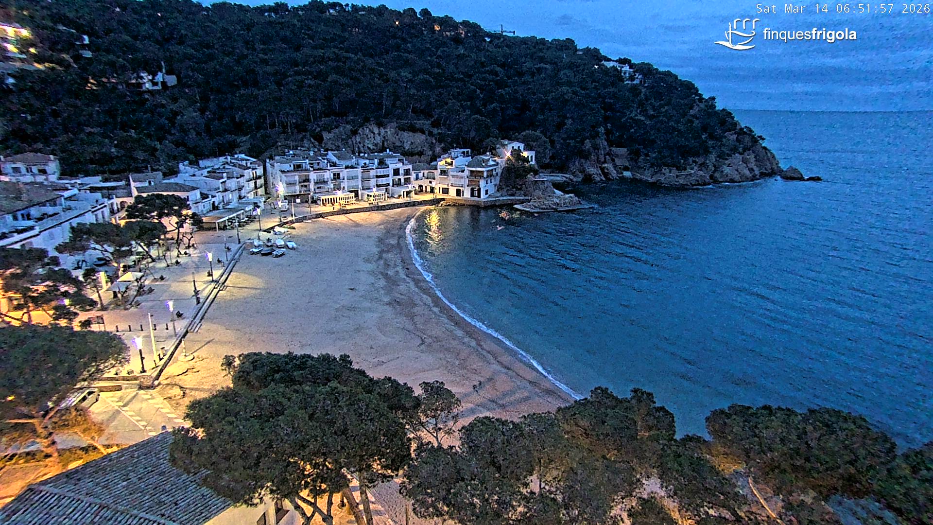 Webcam de Tamariu playa