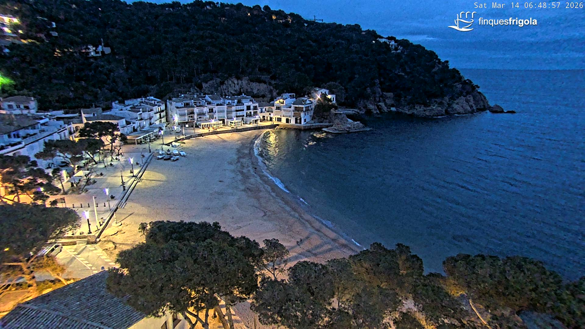 Webcam de Tamariu playa