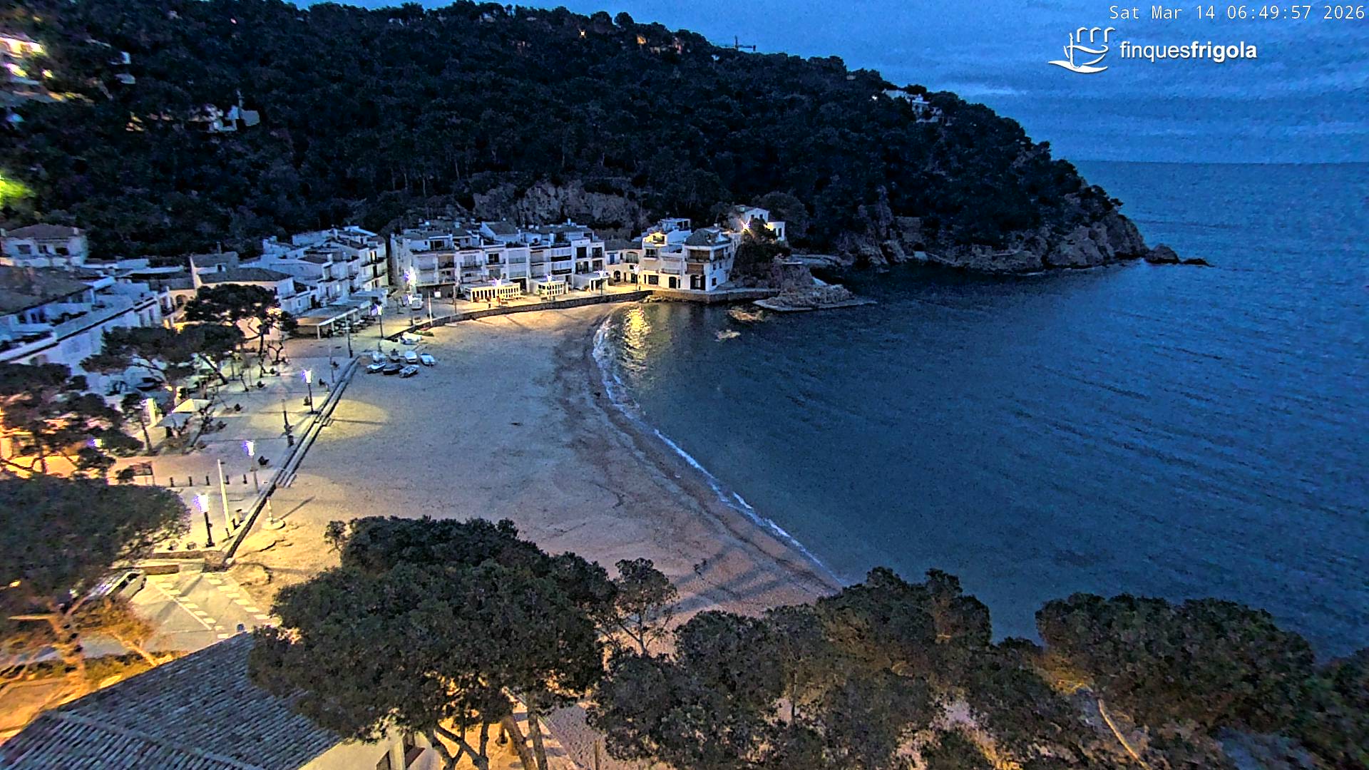 Webcam de Tamariu playa