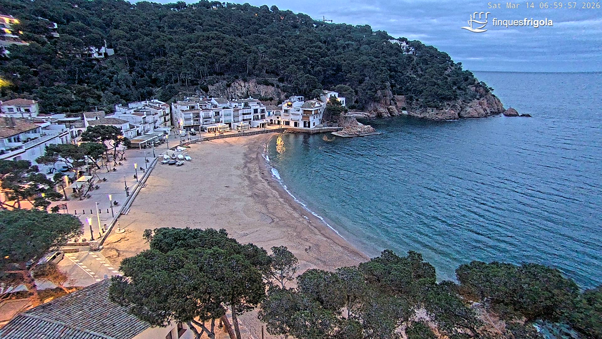 Webcam de Tamariu playa