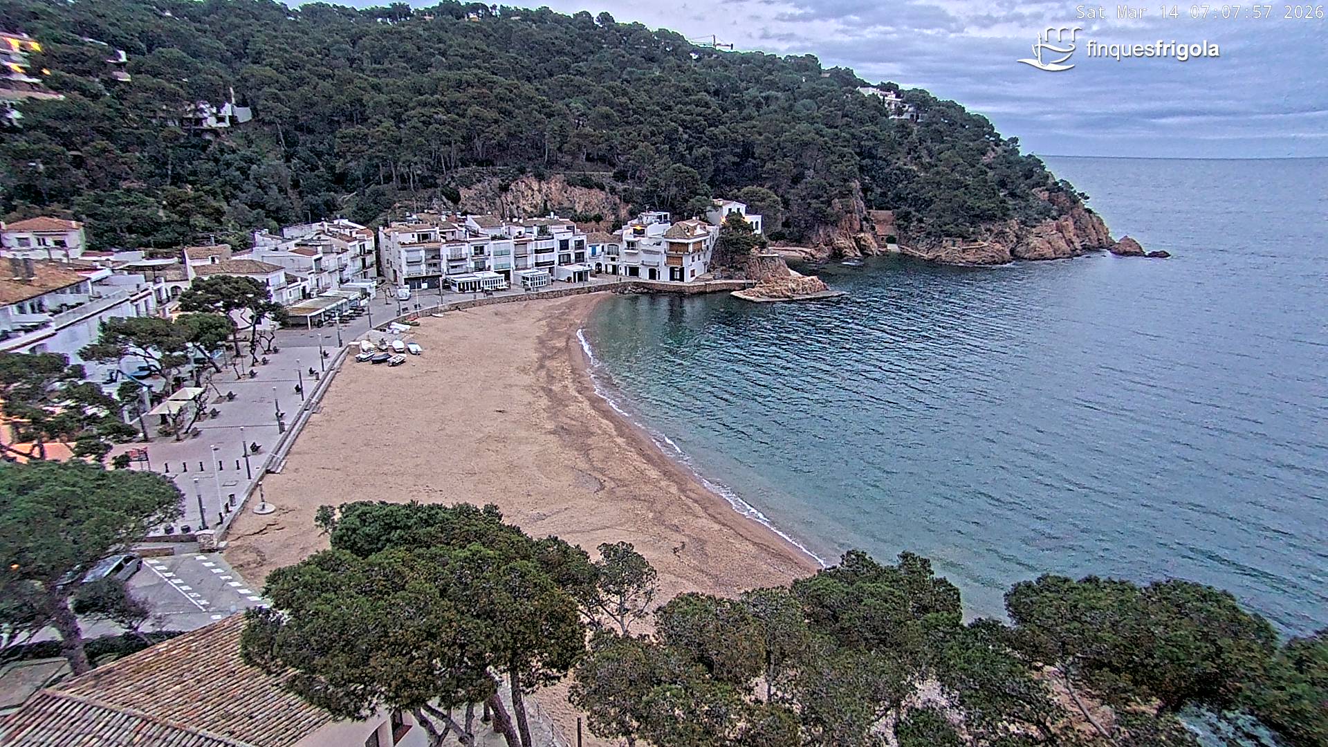 Webcam de Tamariu playa