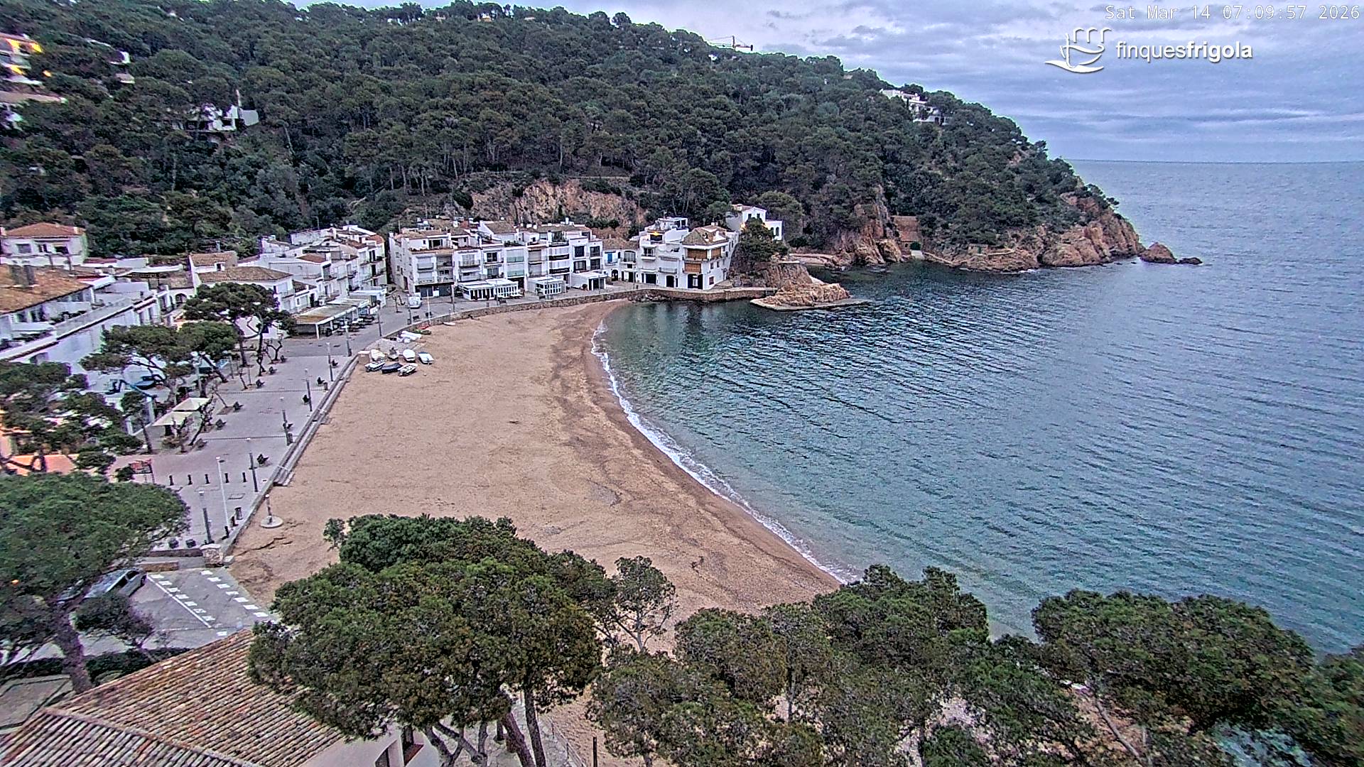 Webcam de Tamariu playa