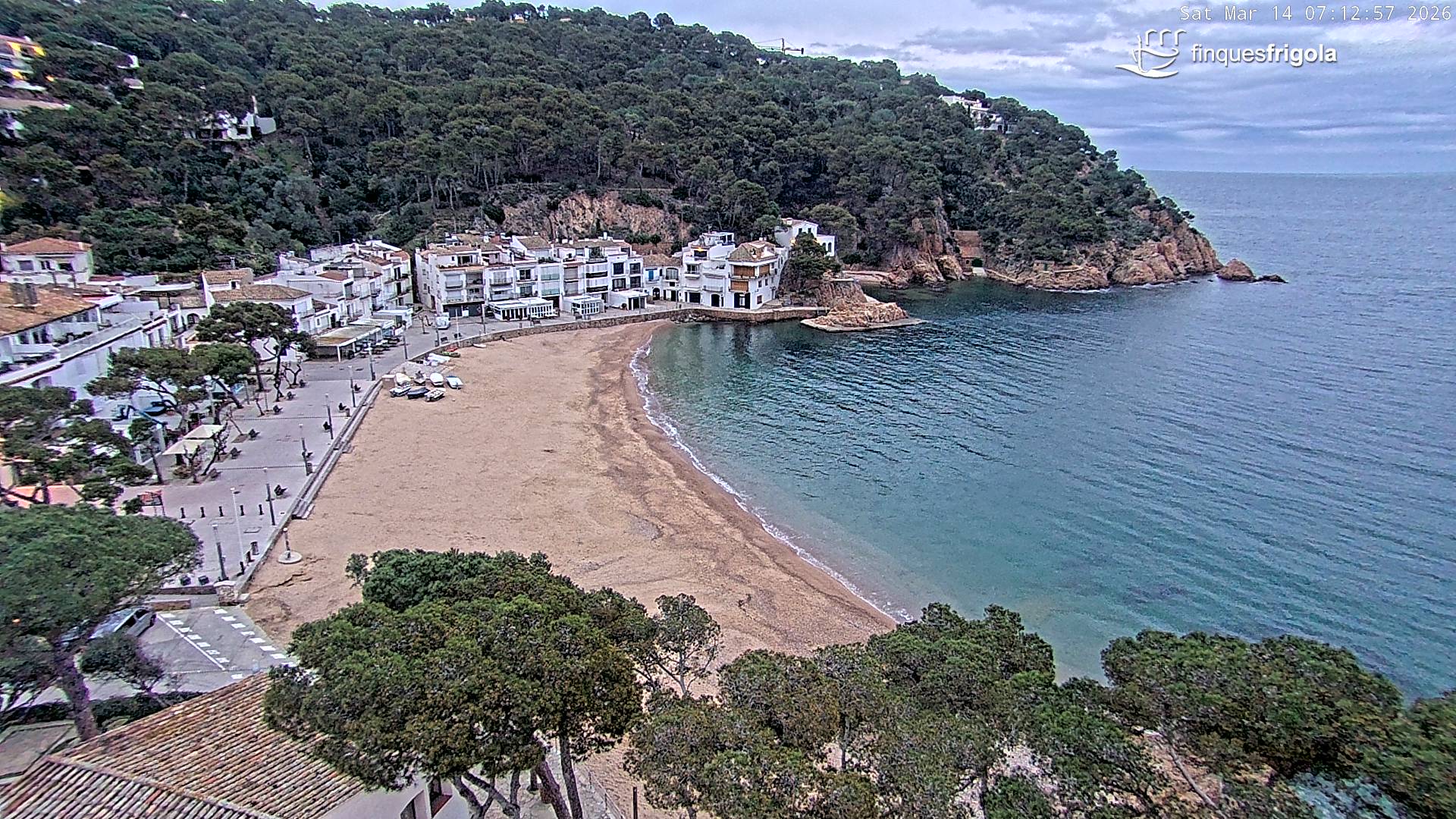 Webcam de Tamariu playa