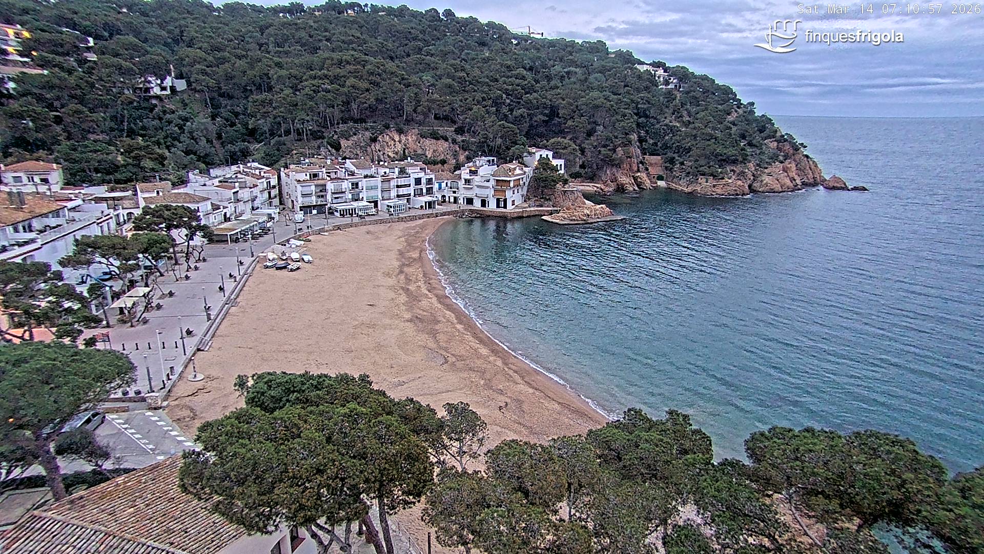 Webcam de Tamariu playa